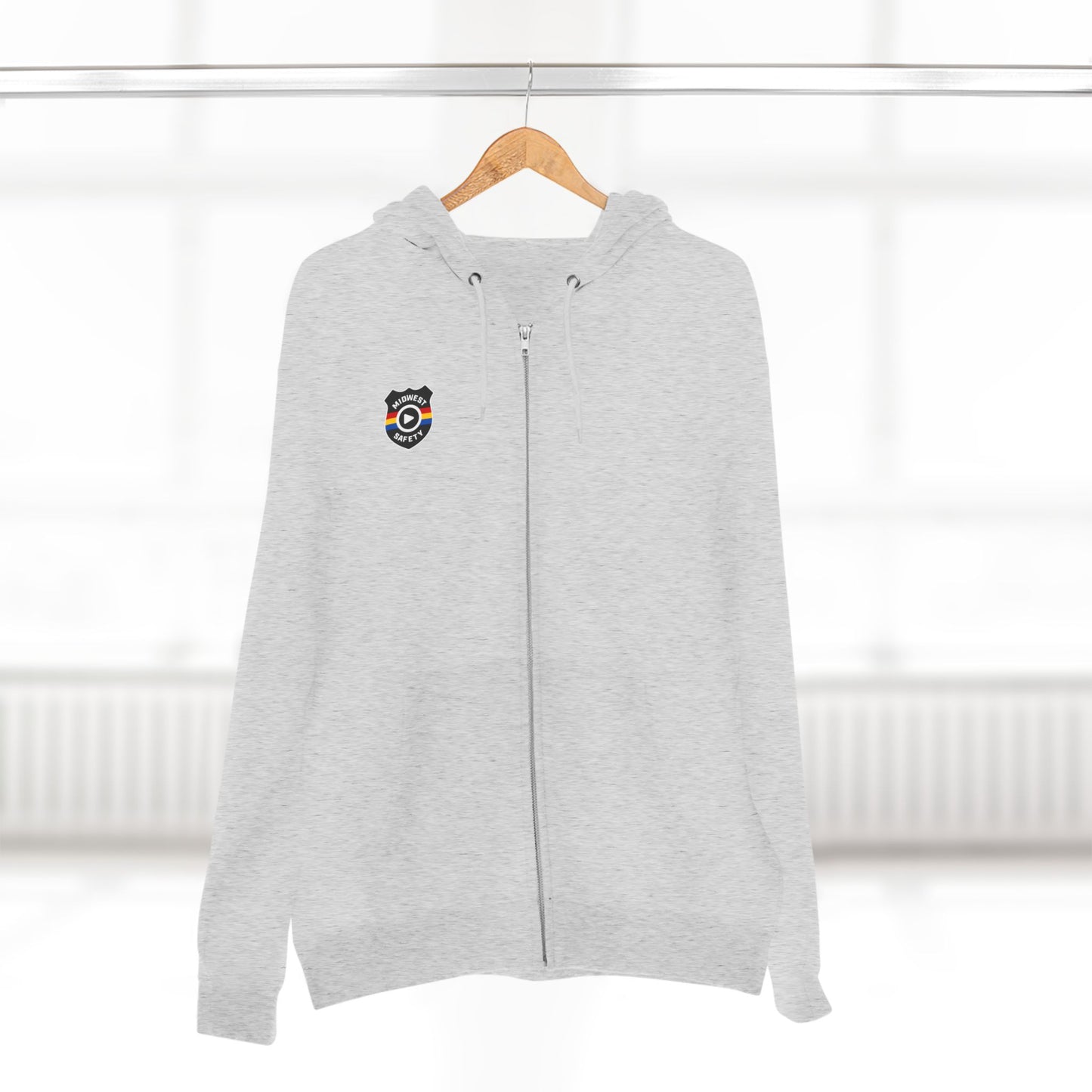 Cozy Unisex Zip Hoodie with Unique Design - Perfect for Casual Wear
