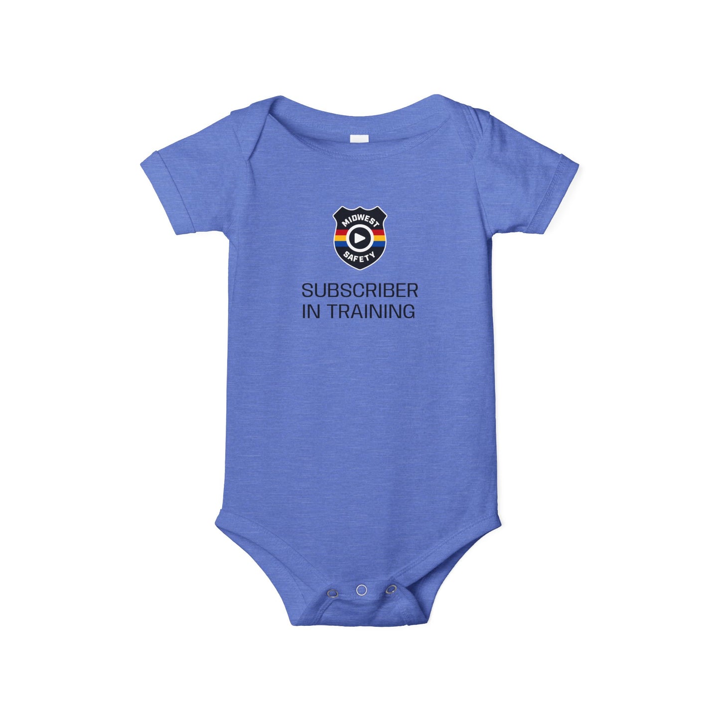 Funny Infant Jersey One Piece - 'Subscriber in Training' Baby Bodysuit