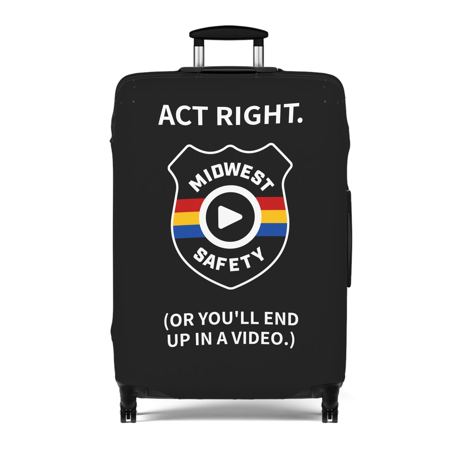 Midwest Safety Luggage Cover - Travel in Style with a Warning