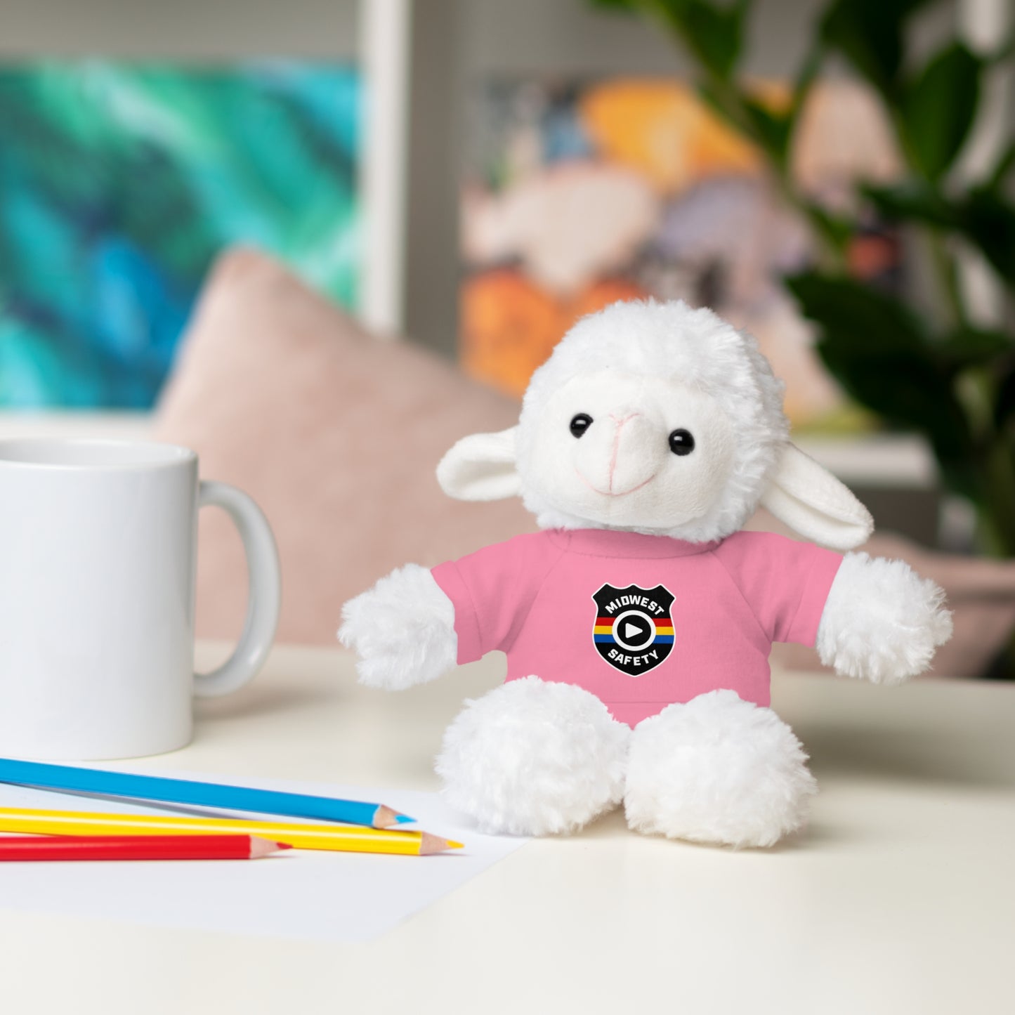 Safety-Themed Stuffed Animal Plush Toy