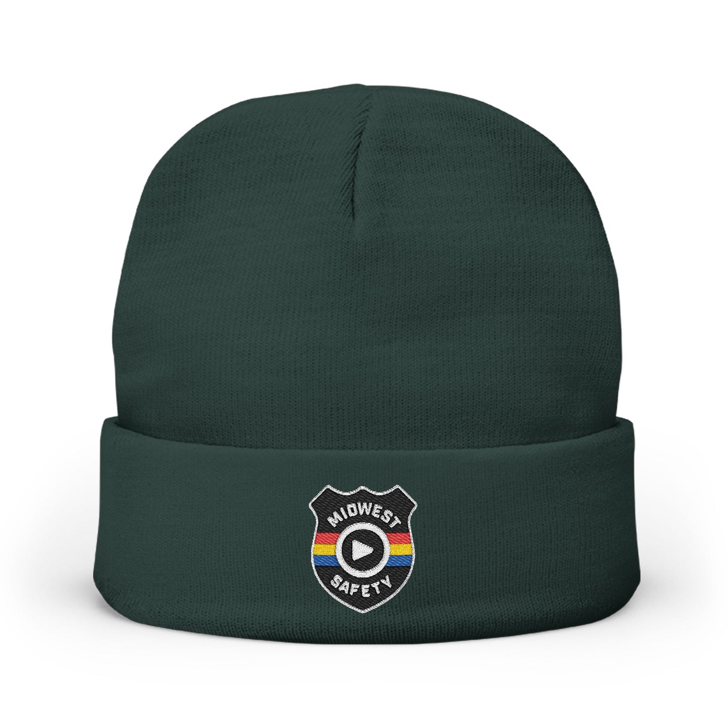 Knit Beanie - Badge Logo (Embroidery)