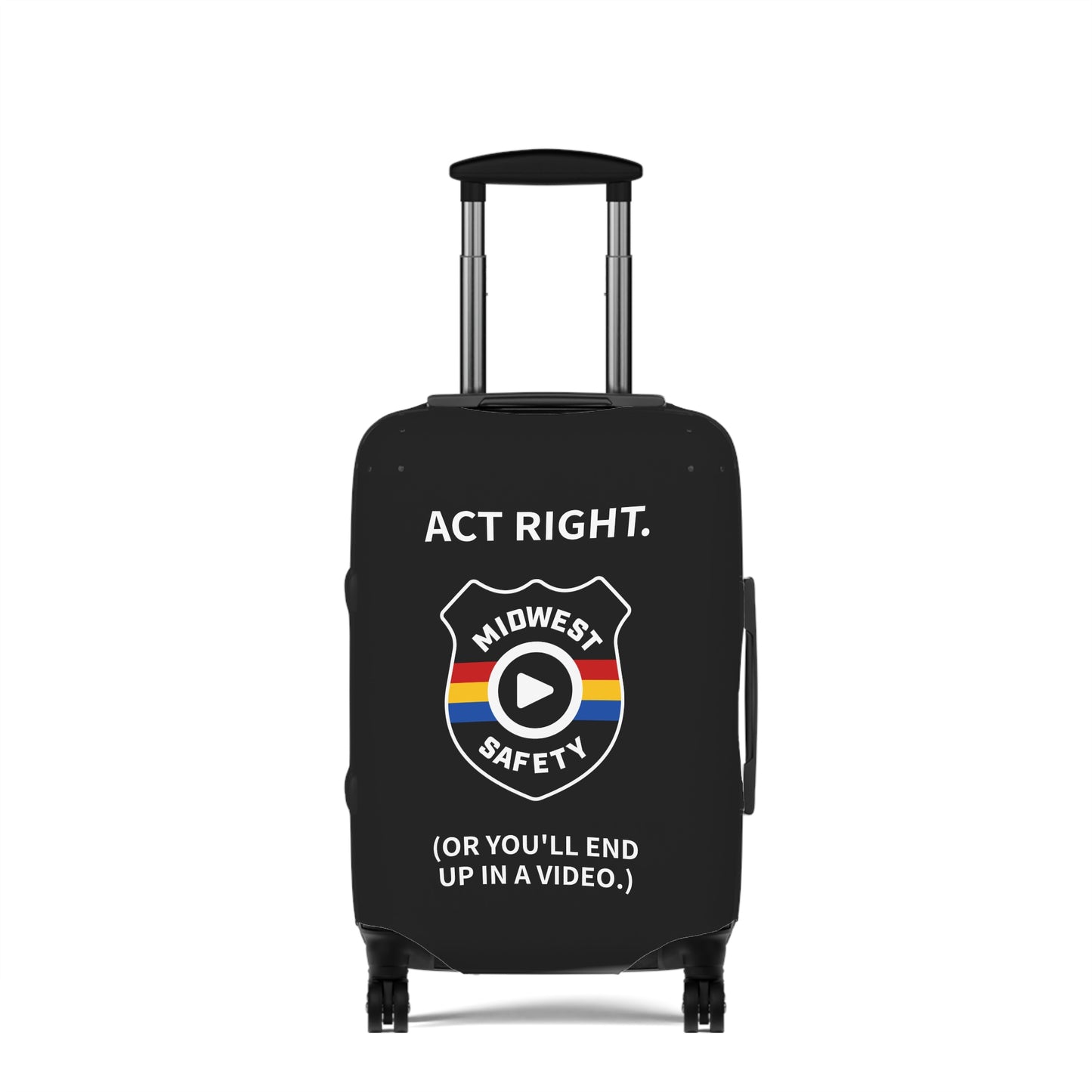 Midwest Safety Luggage Cover - Travel in Style with a Warning