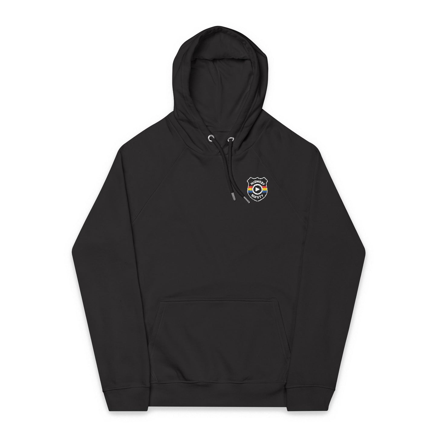 Embroidered Eco-Friendly Unisex Hoodie - Perfect for Casual Comfort