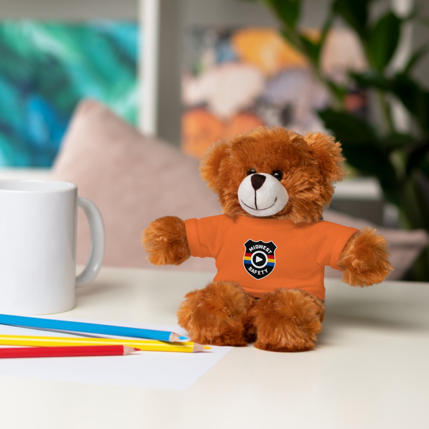 Safety-Themed Stuffed Animal Plush Toy
