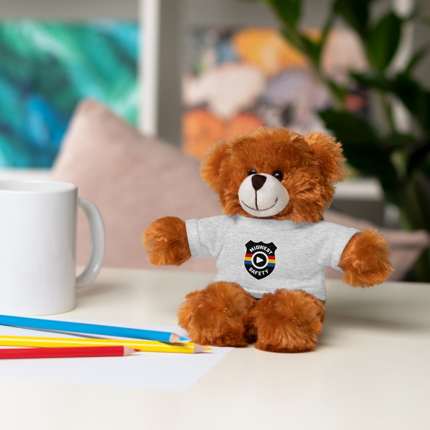 Safety-Themed Stuffed Animal Plush Toy