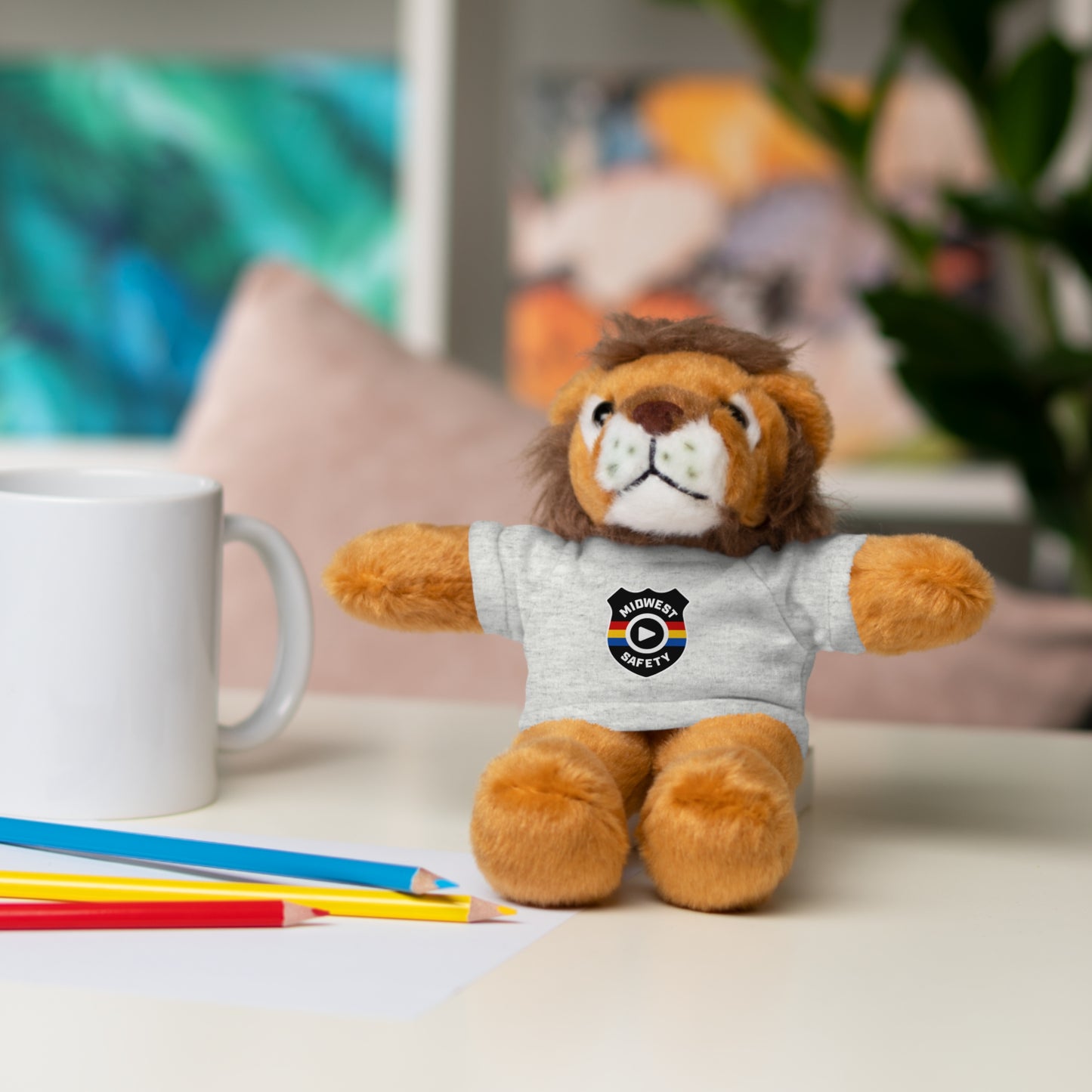 Safety-Themed Stuffed Animal Plush Toy