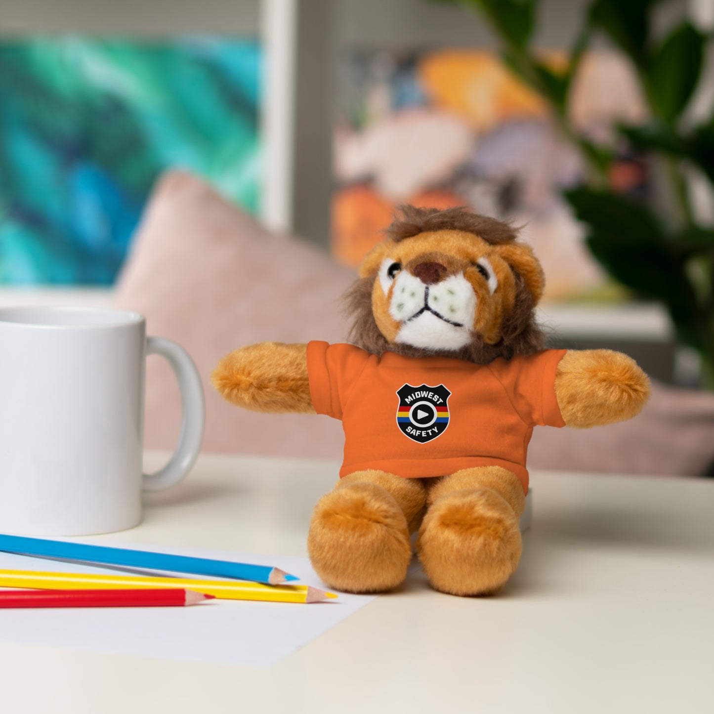 Safety-Themed Stuffed Animal Plush Toy