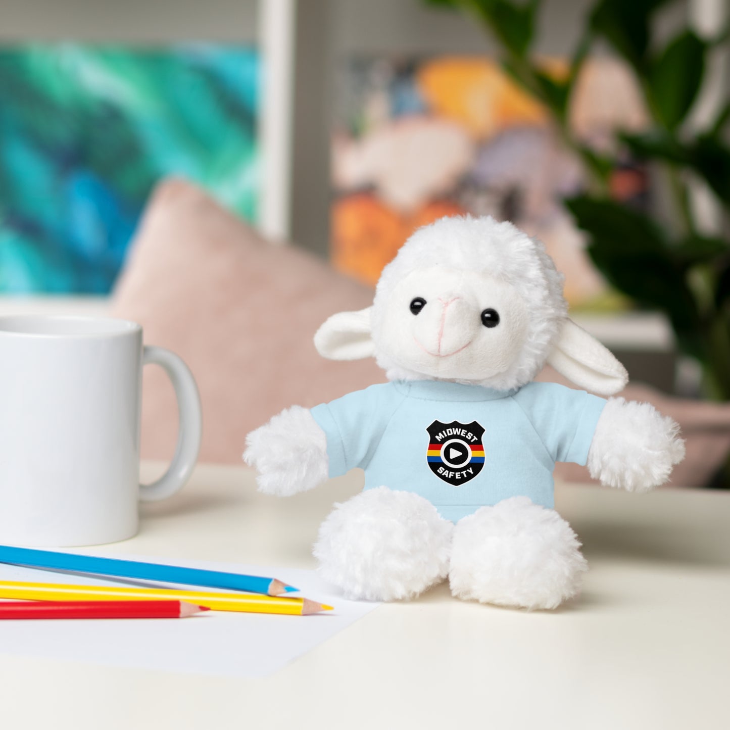 Safety-Themed Stuffed Animal Plush Toy