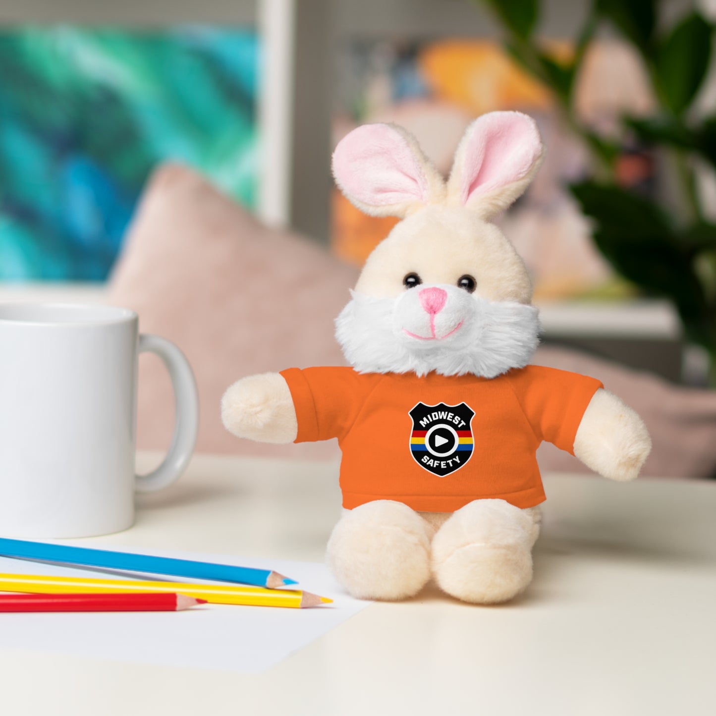 Safety-Themed Stuffed Animal Plush Toy