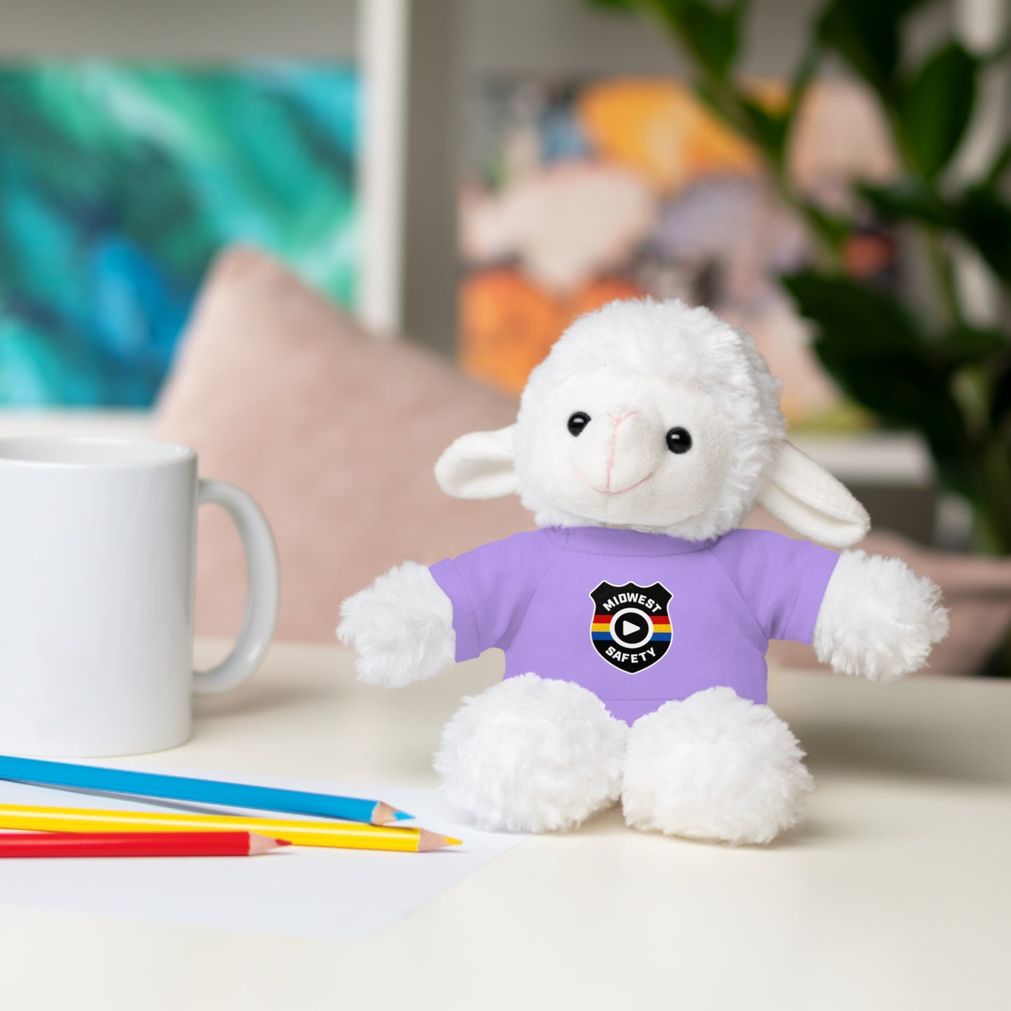 Safety-Themed Stuffed Animal Plush Toy