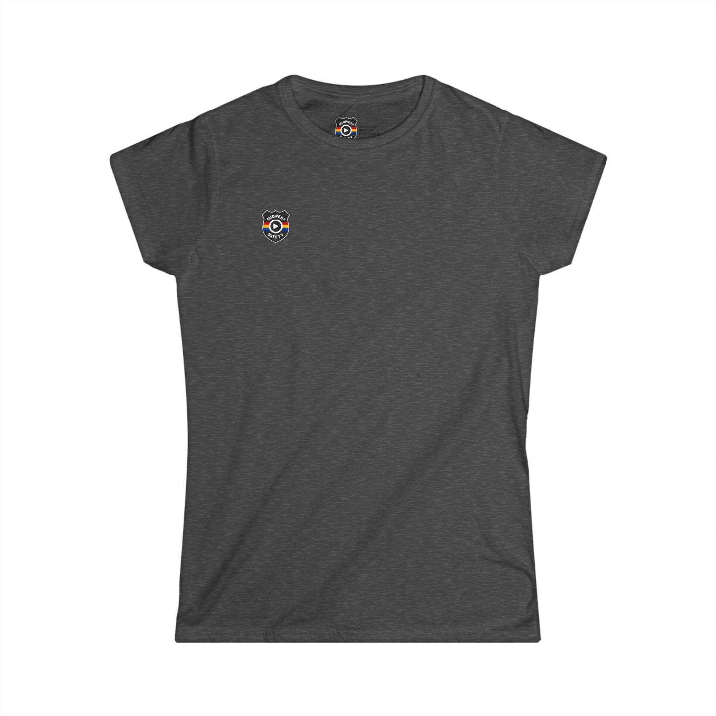 Midwest Safety Women's Softstyle Tee - Comfortable Casual Wear - Alternate Logo