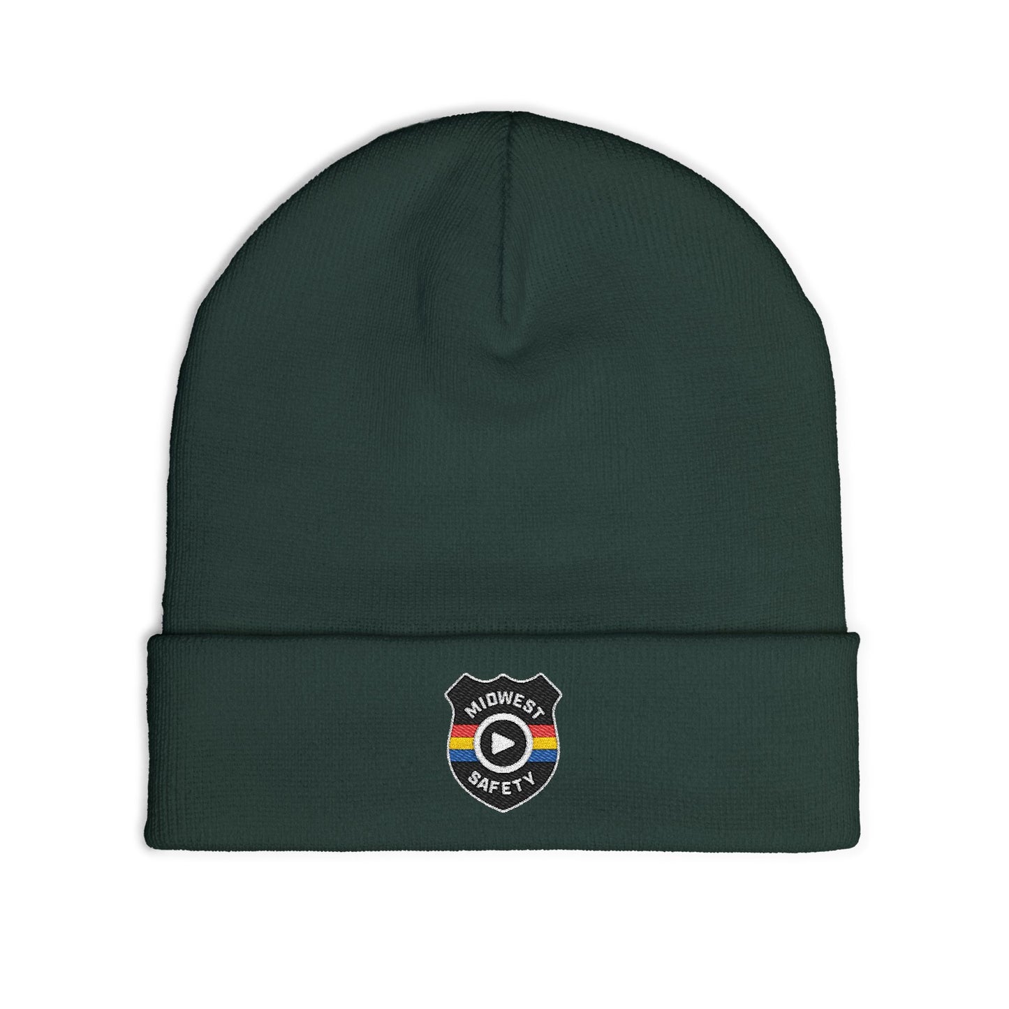 Knit Beanie - Badge Logo (Embroidery)