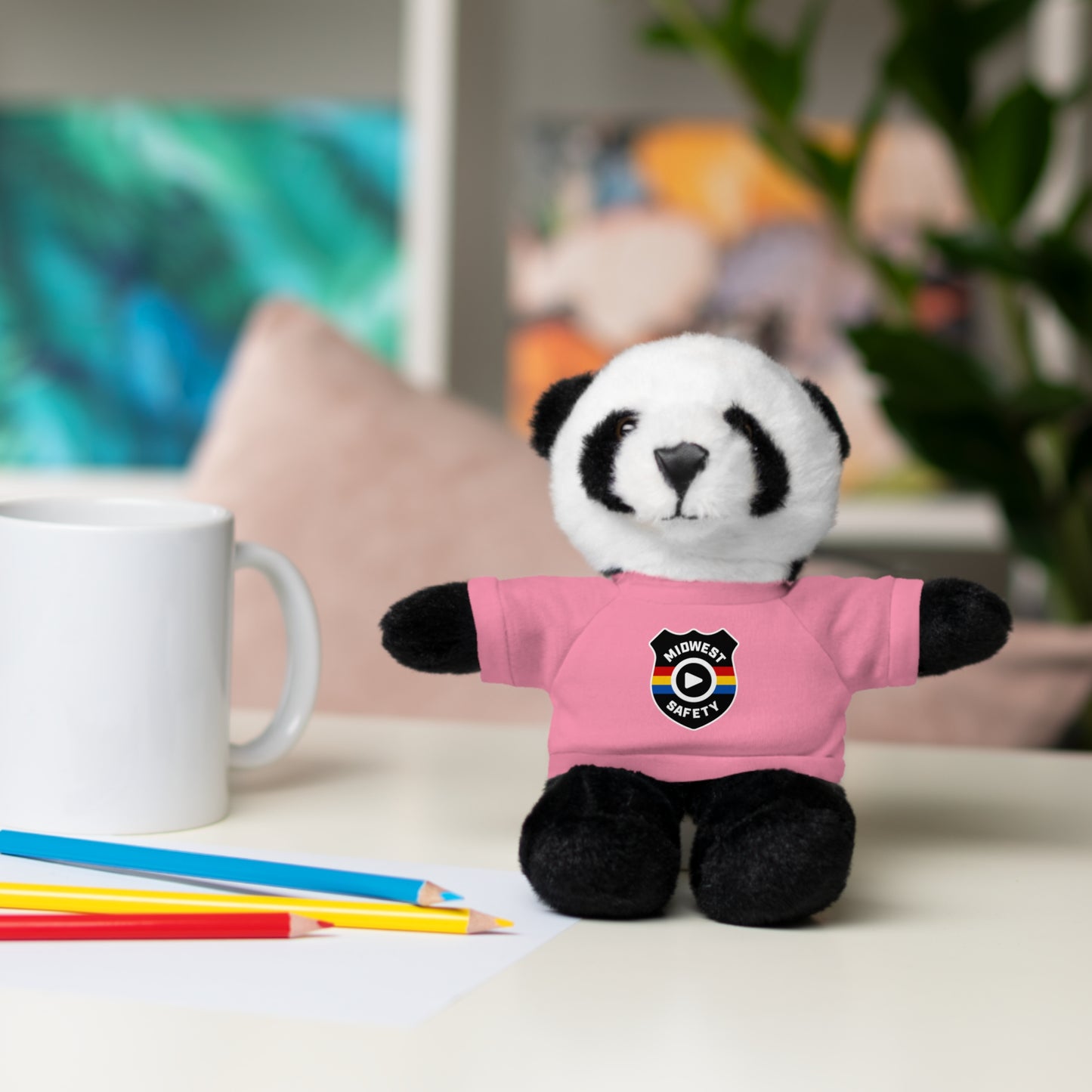 Safety-Themed Stuffed Animal Plush Toy