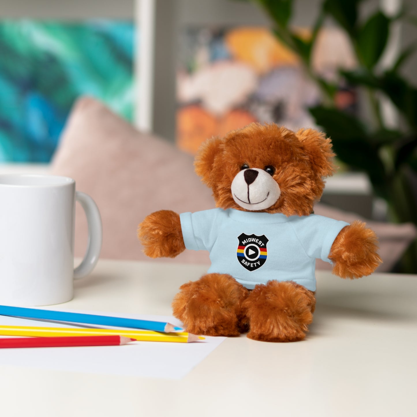 Safety-Themed Stuffed Animal Plush Toy