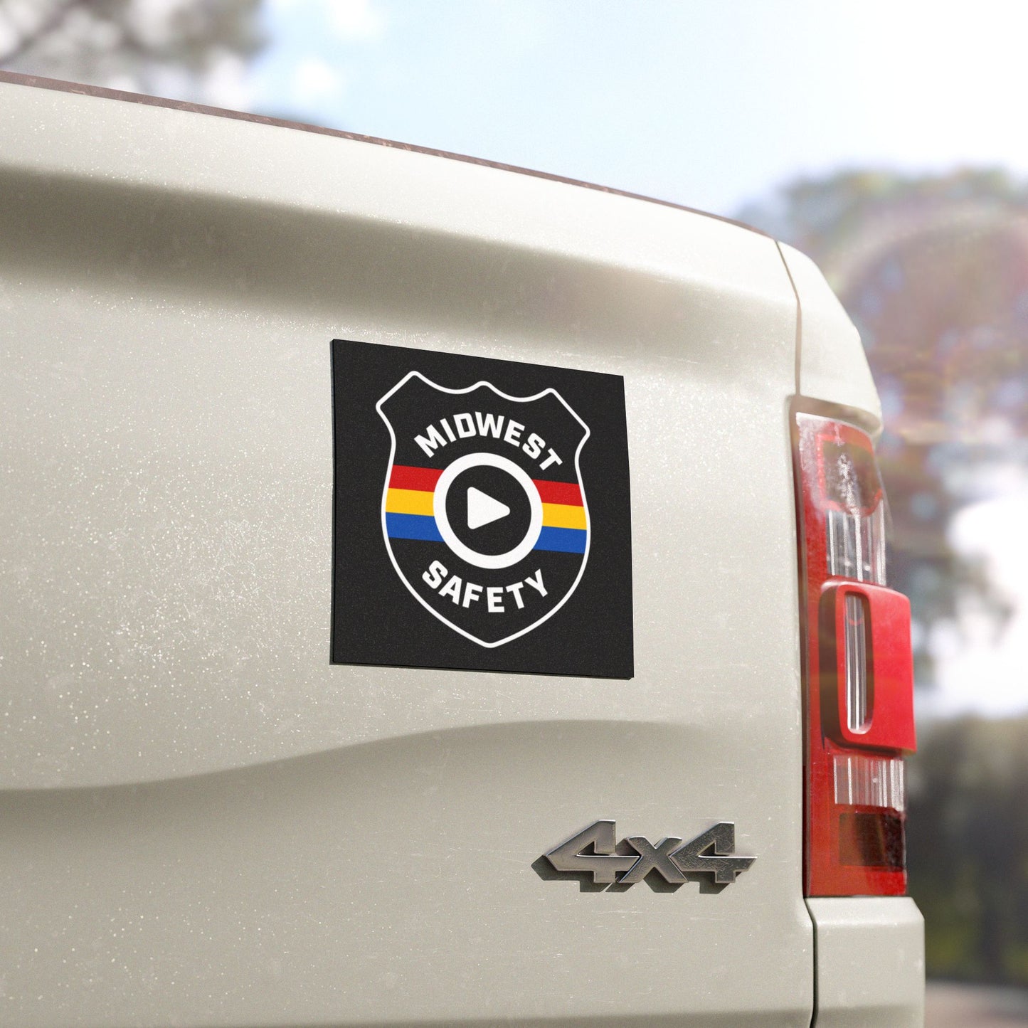 Car Magnet 5"x5" - Midwest Safety Shield Design