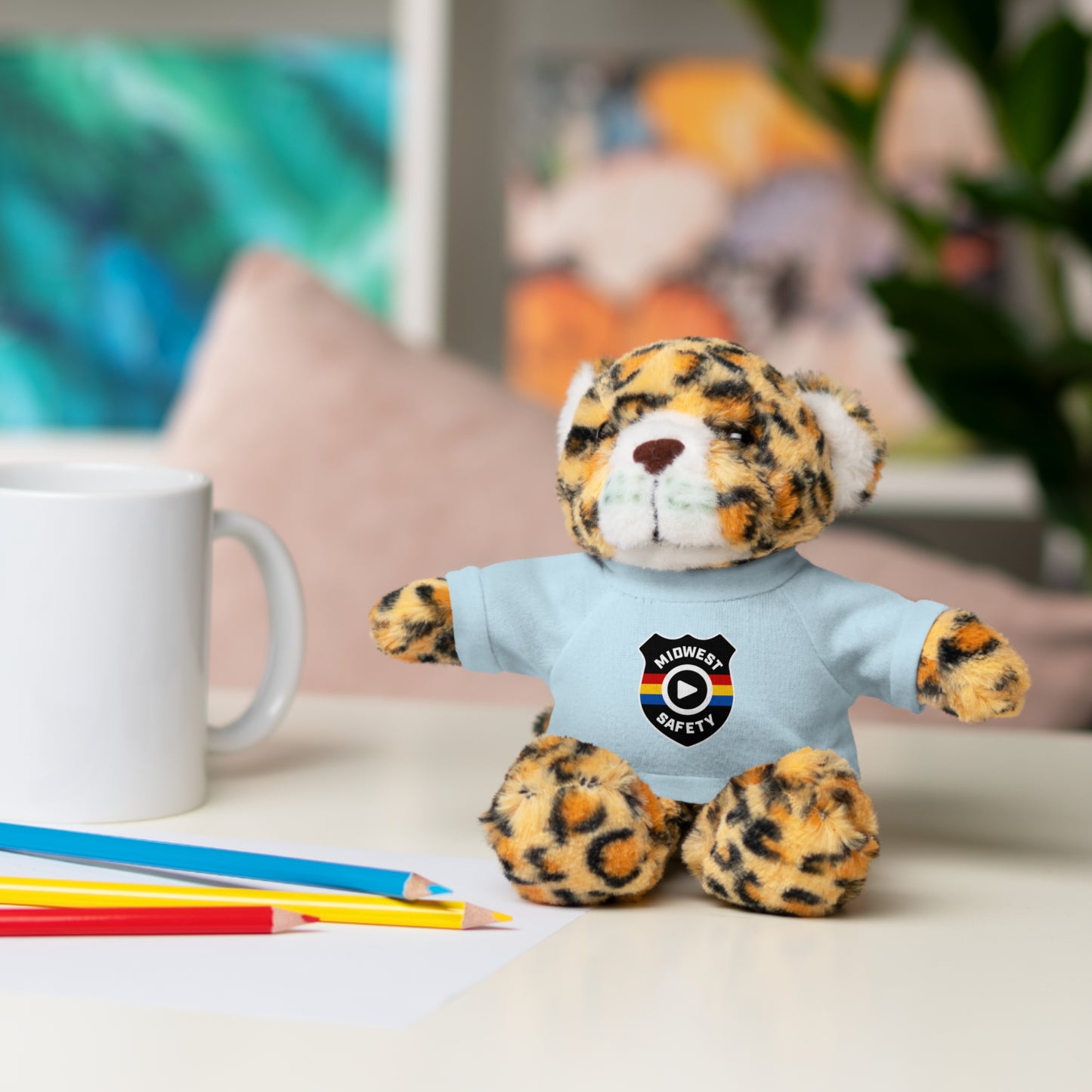 Safety-Themed Stuffed Animal Plush Toy
