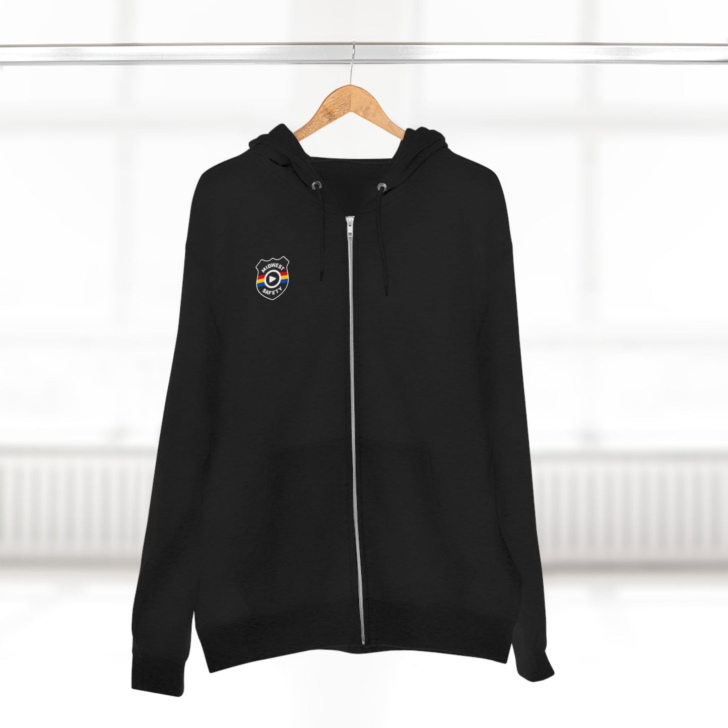 Cozy Unisex Zip Hoodie with Unique Design - Perfect for Casual Wear