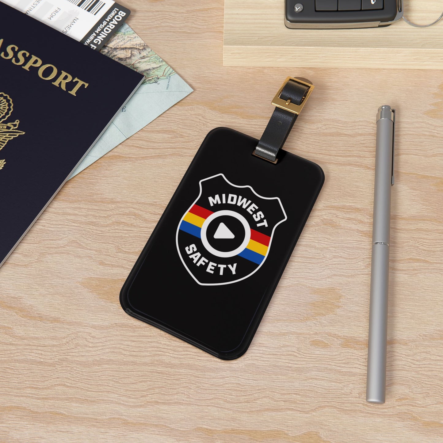 Midwest Safety Luggage Tag – Travel Accessory for Adventurers