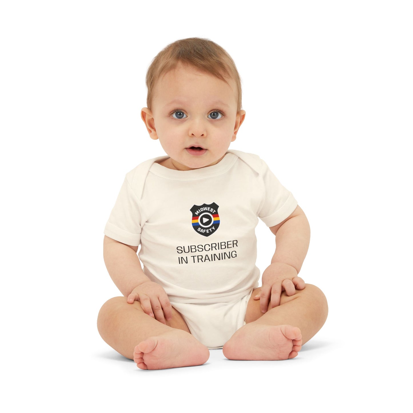 Funny Infant Jersey One Piece - 'Subscriber in Training' Baby Bodysuit