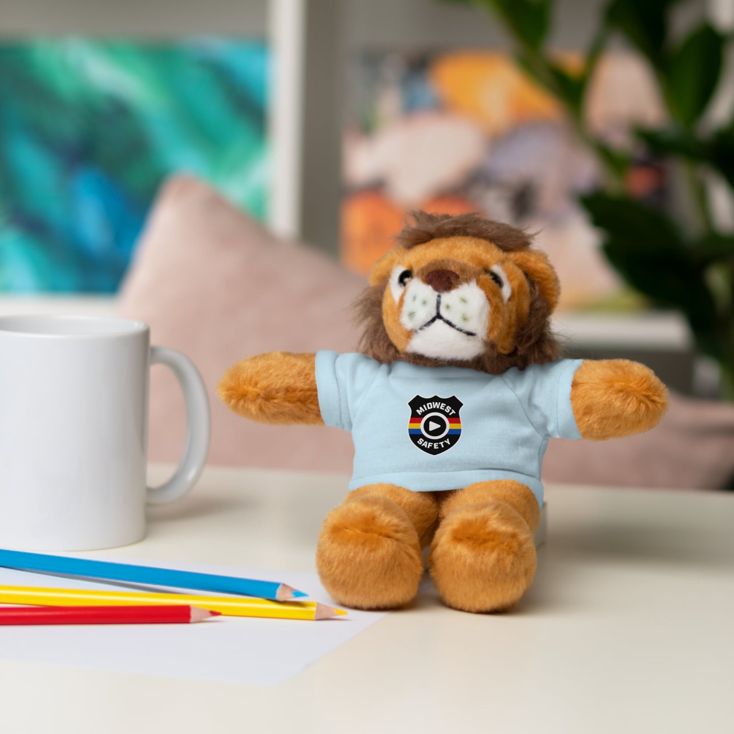 Safety-Themed Stuffed Animal Plush Toy