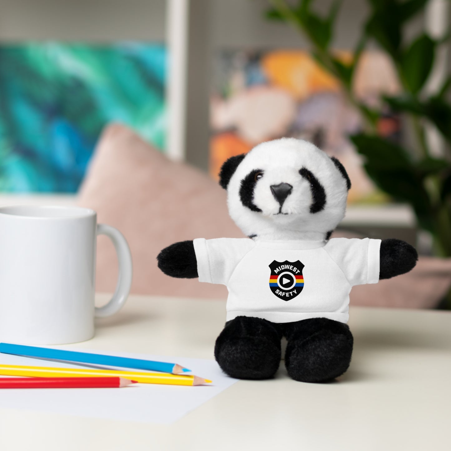 Safety-Themed Stuffed Animal Plush Toy