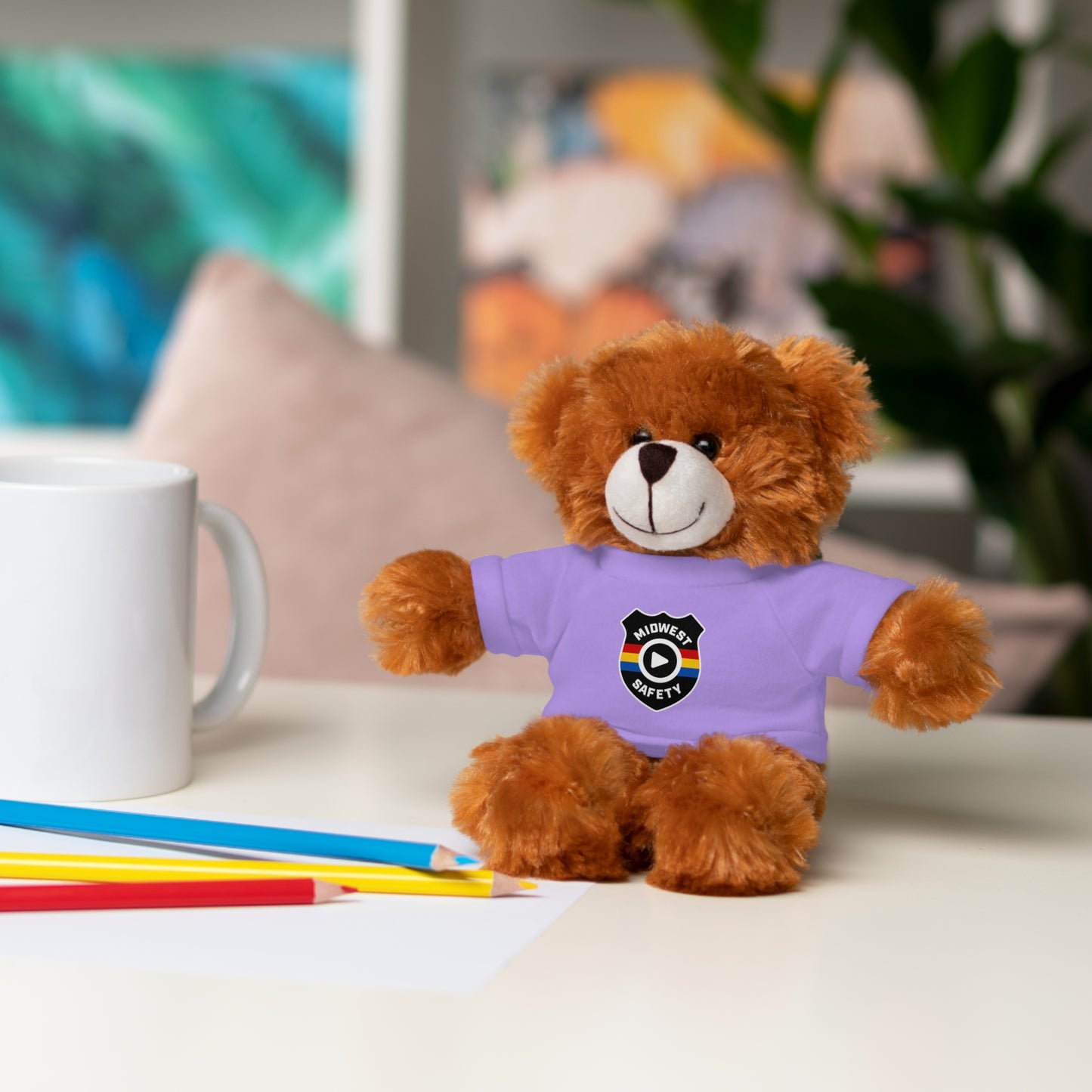 Safety-Themed Stuffed Animal Plush Toy