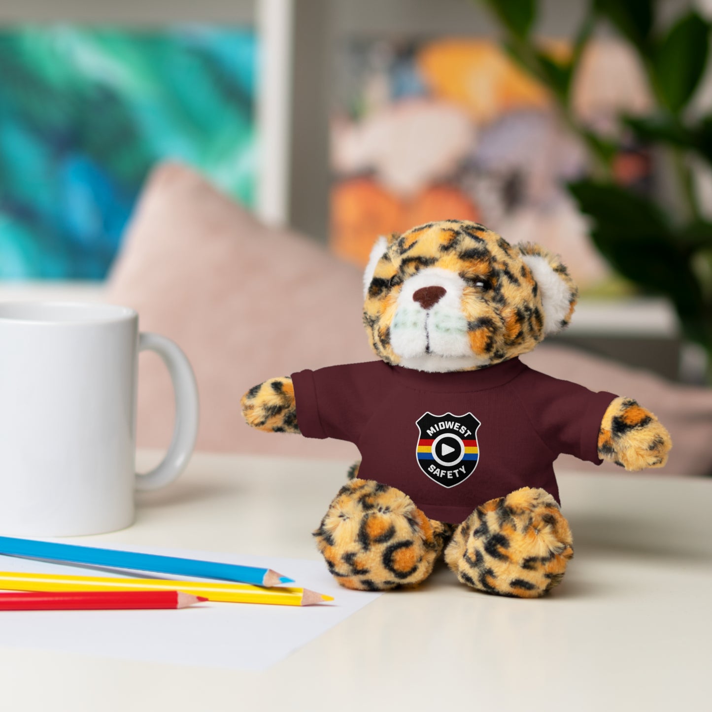 Safety-Themed Stuffed Animal Plush Toy