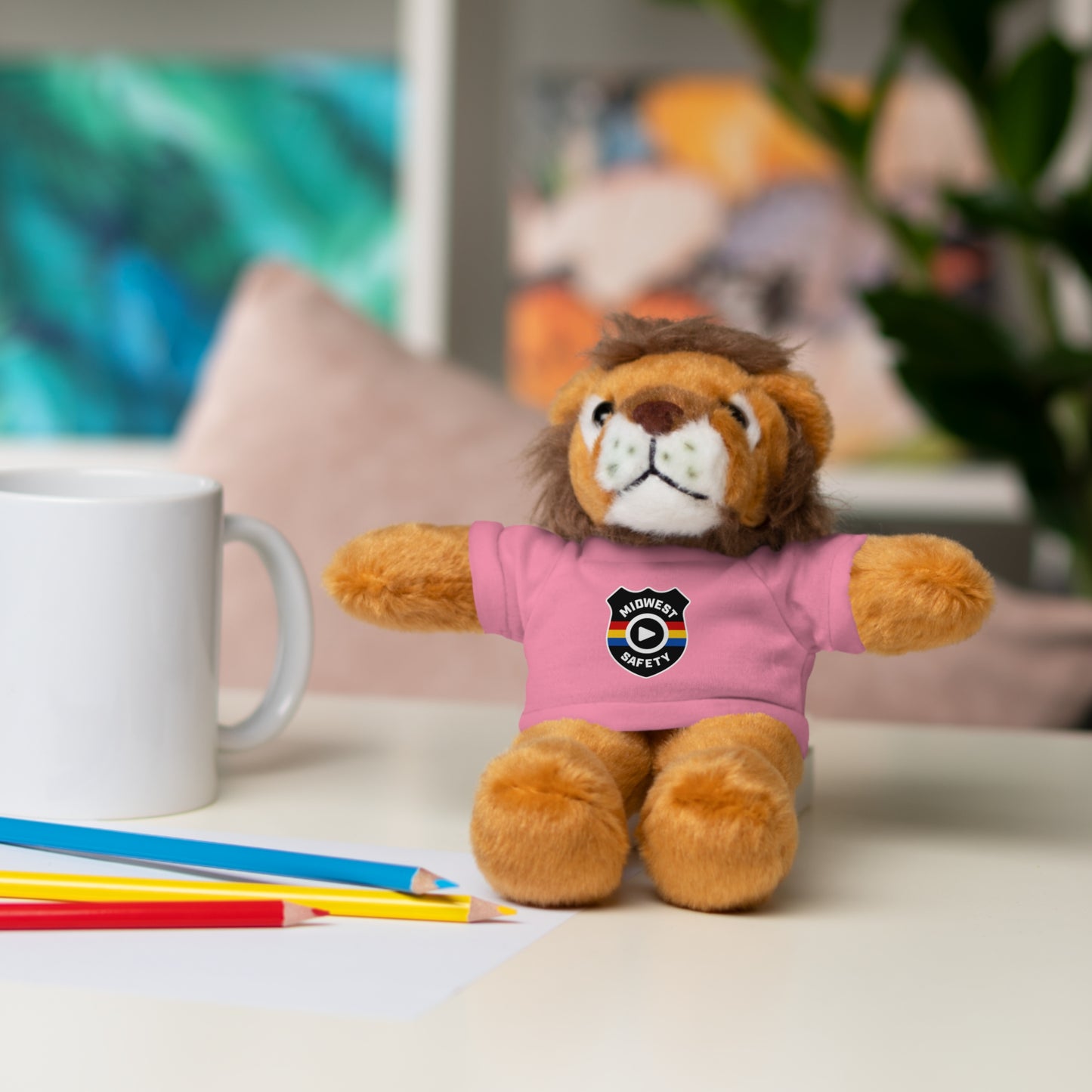 Safety-Themed Stuffed Animal Plush Toy