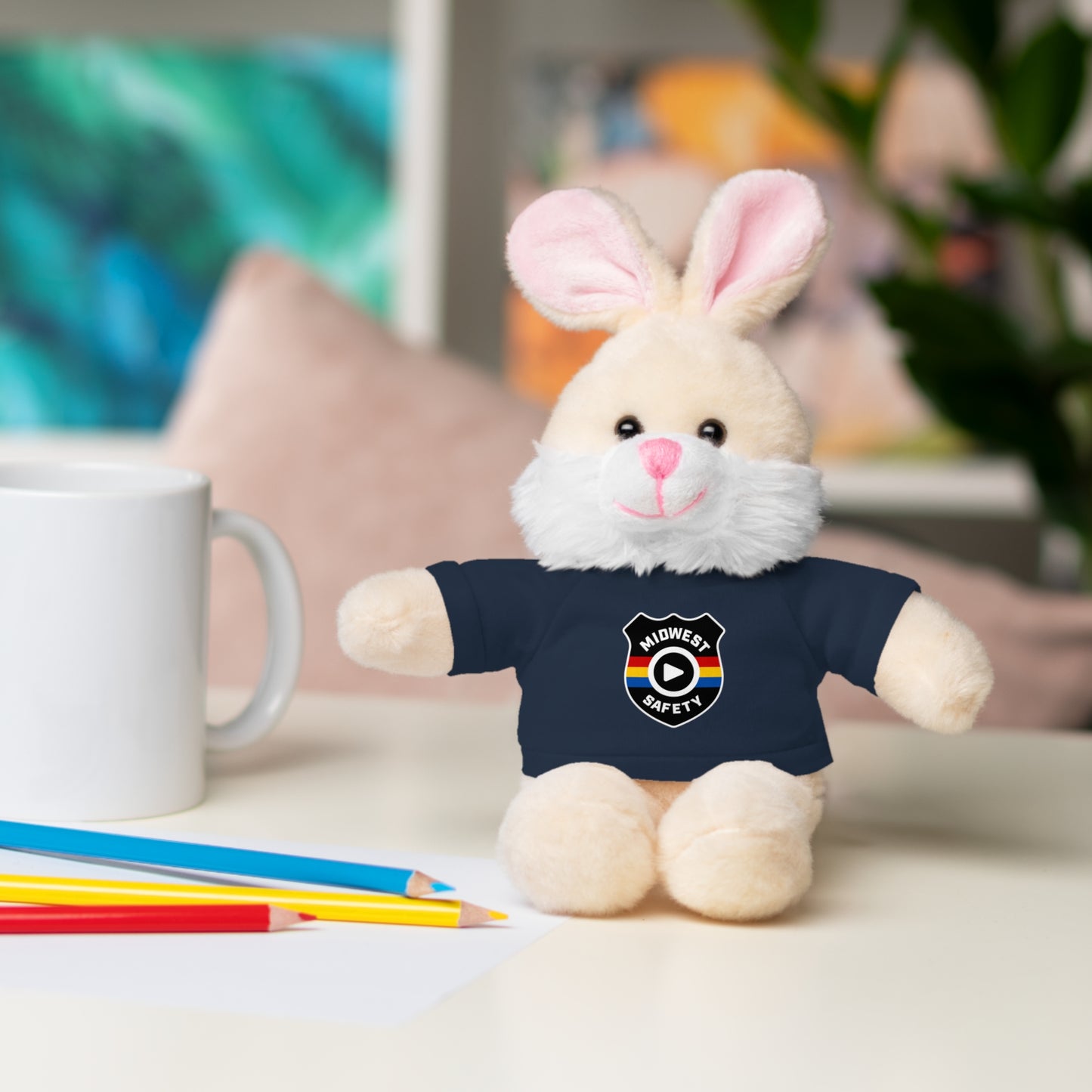Safety-Themed Stuffed Animal Plush Toy