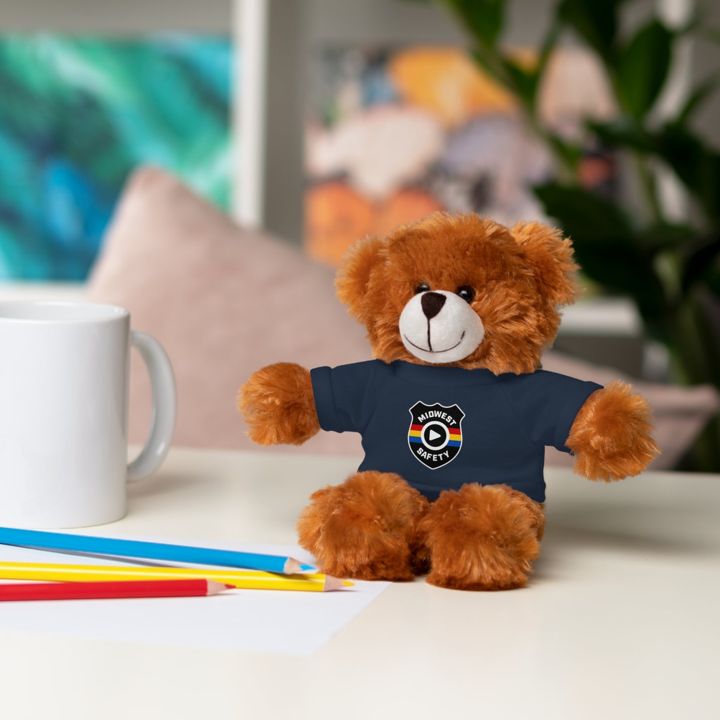 Safety-Themed Stuffed Animal Plush Toy