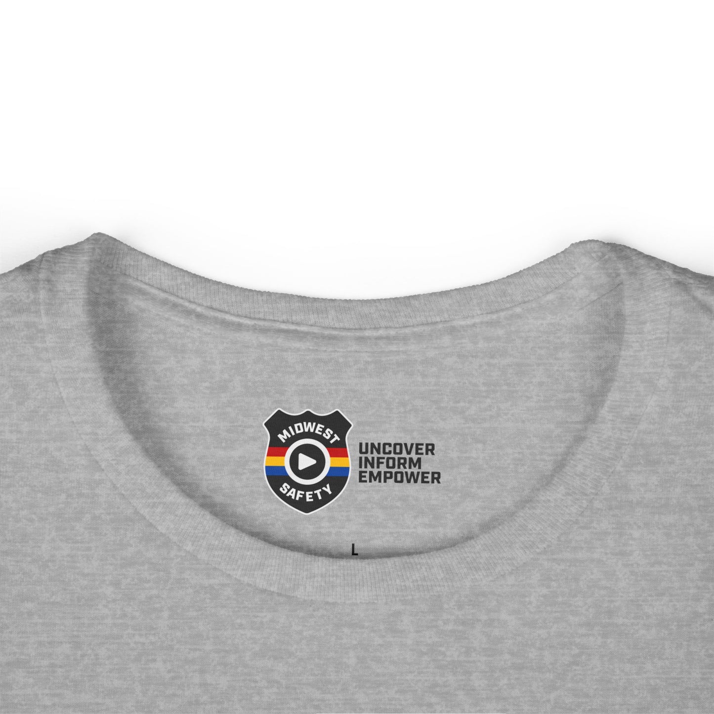 Midwest Safety Women's Softstyle Tee - Comfortable Casual Wear - Alternate Logo