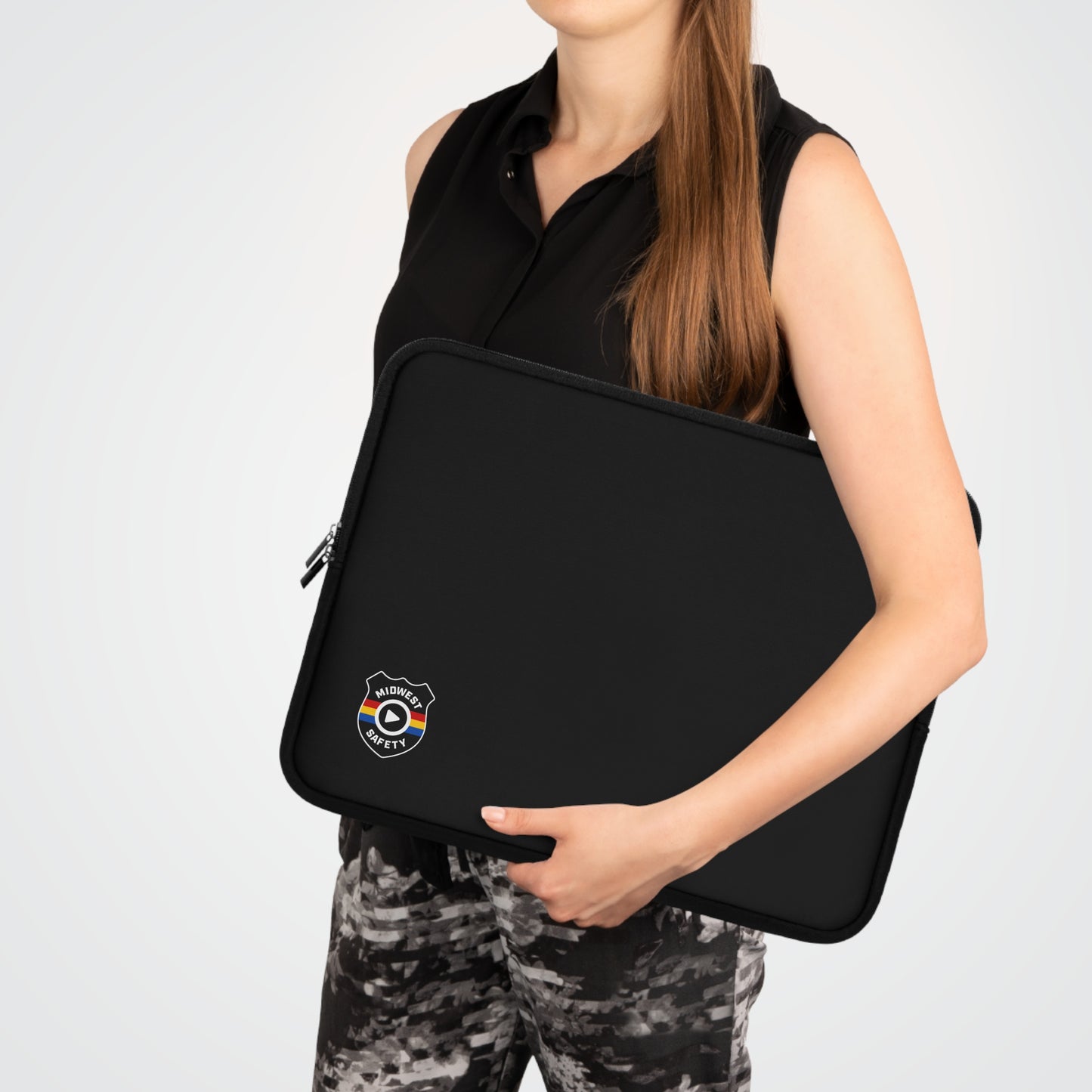 Midnight Safety Laptop Sleeve - Stylish Protection for Your Device