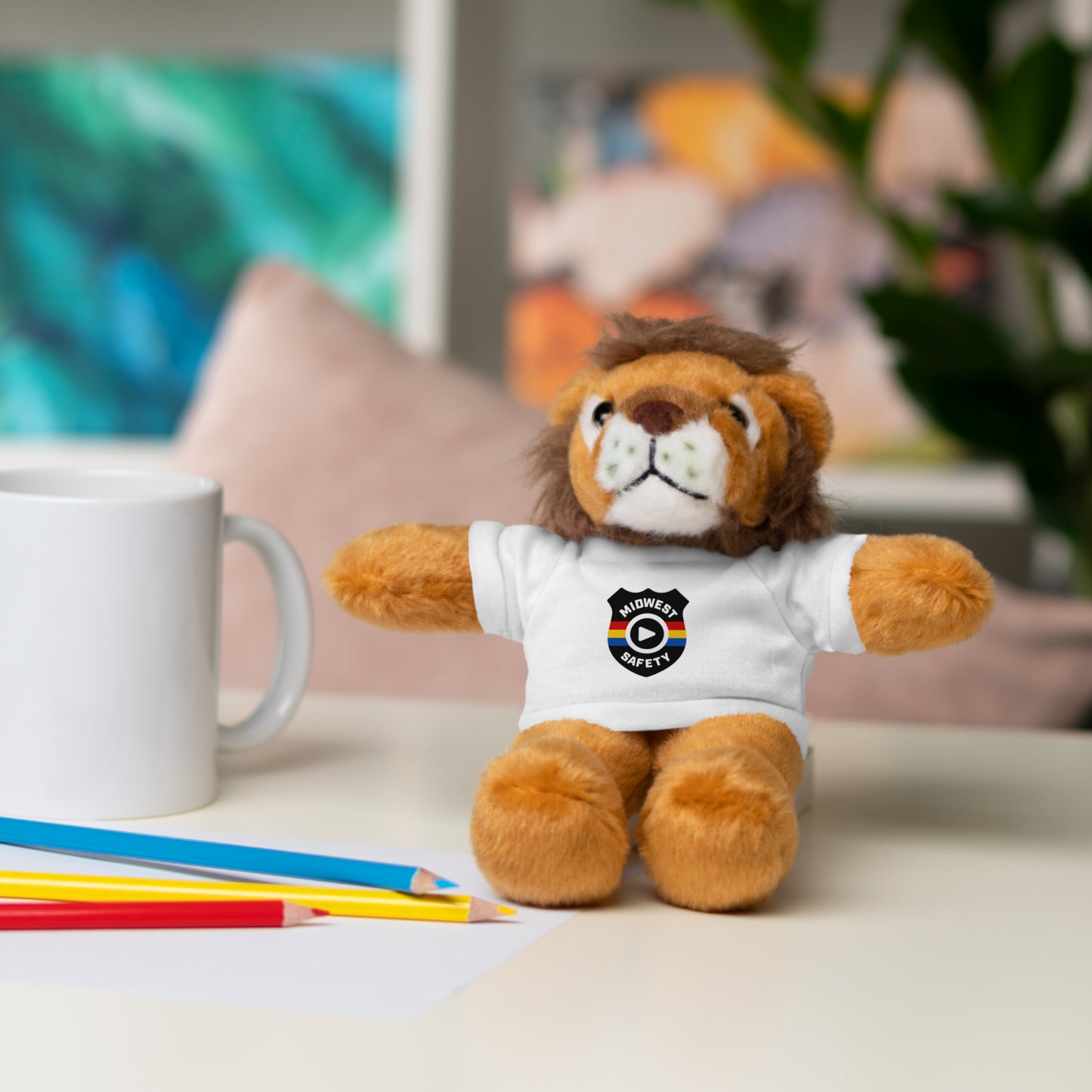 Safety-Themed Stuffed Animal Plush Toy