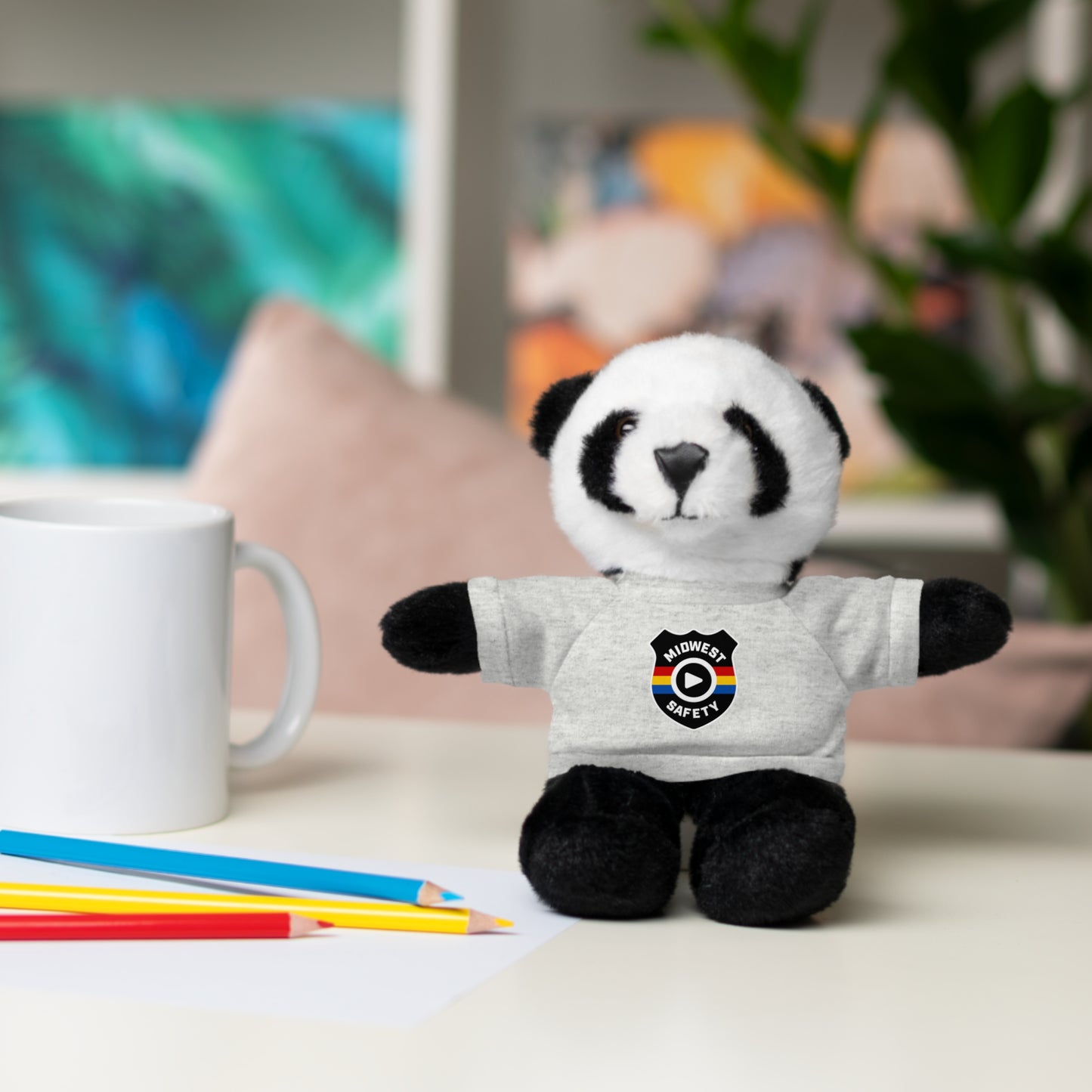 Safety-Themed Stuffed Animal Plush Toy