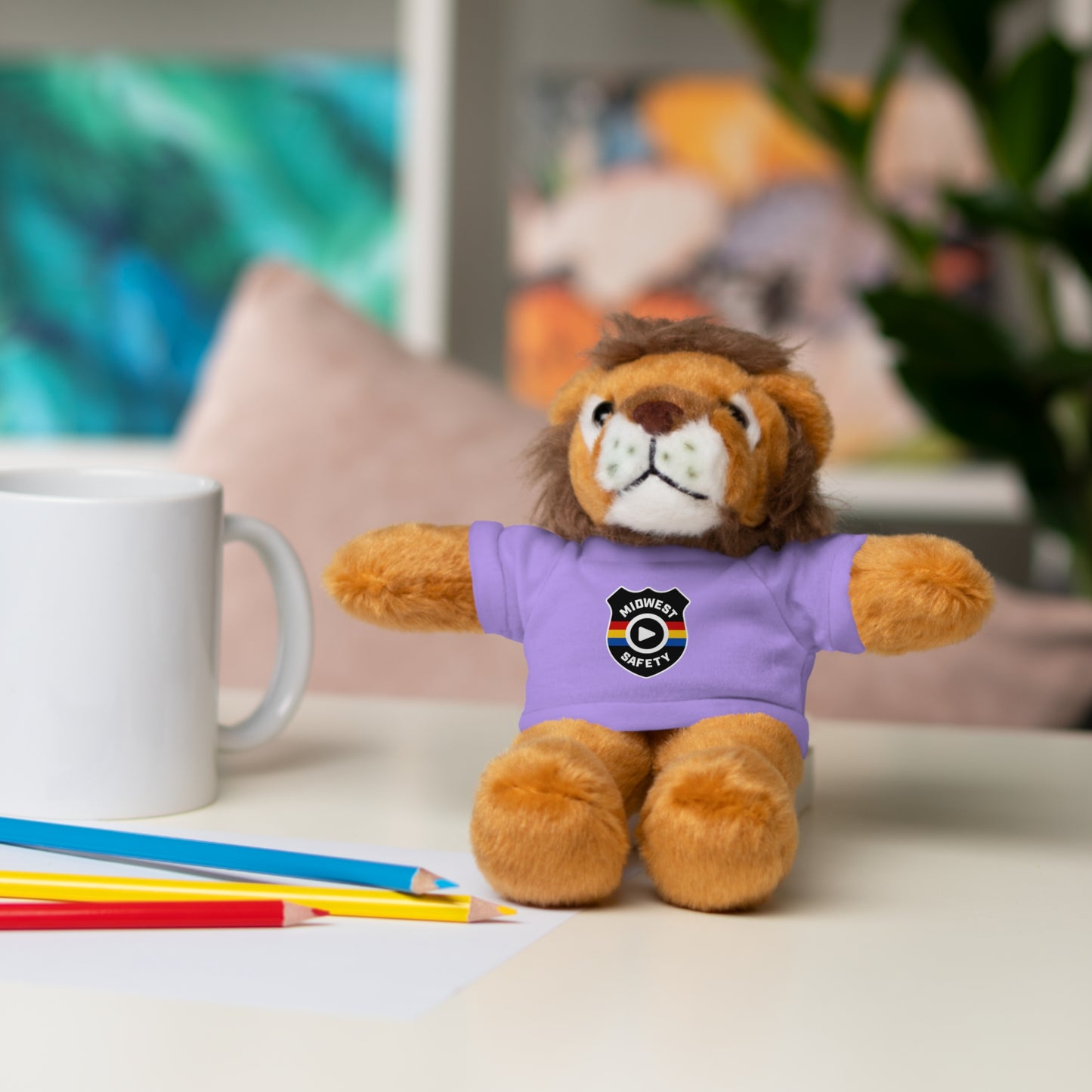 Safety-Themed Stuffed Animal Plush Toy