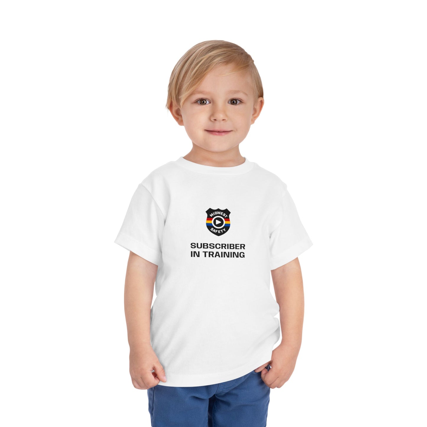 “Subscriber in Training” Adorable Toddler T-Shirt with Funny Design