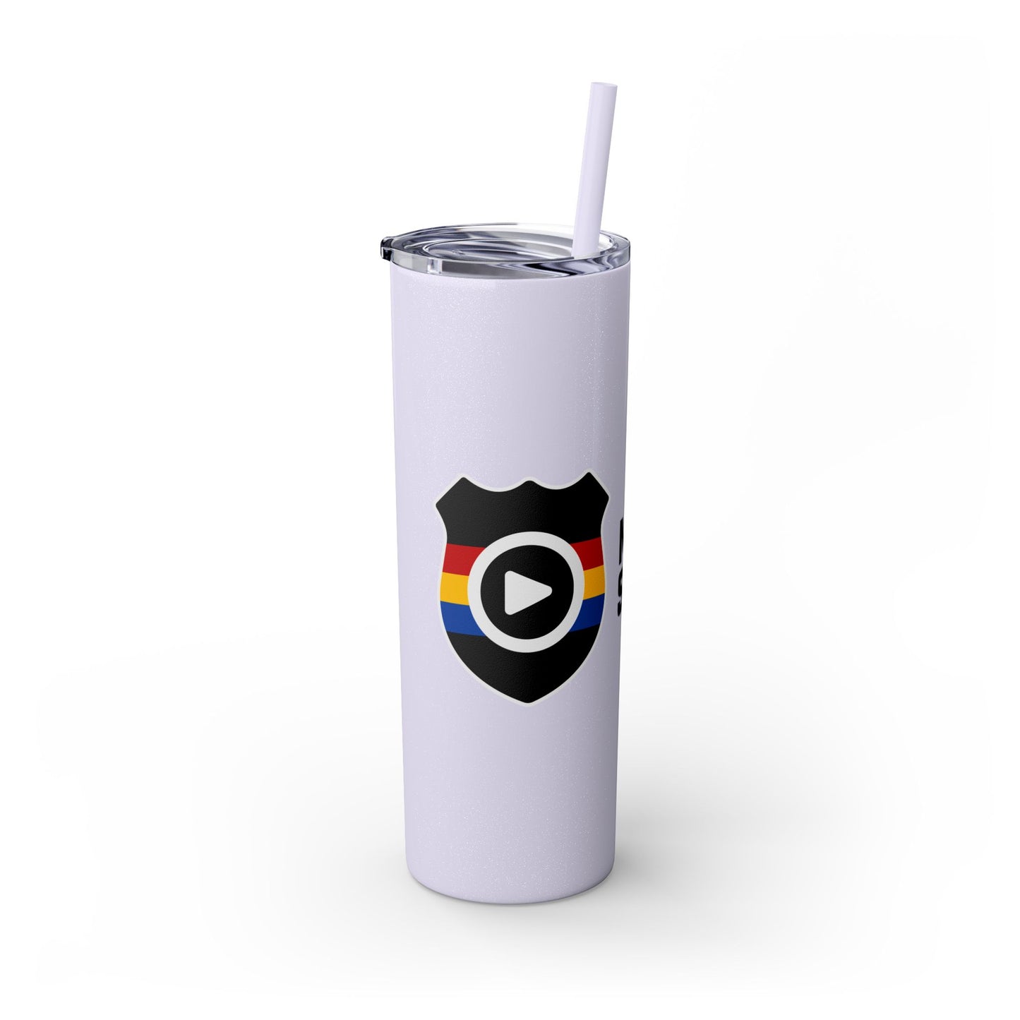 20oz Skinny Tumbler with Straw - MIDWEST SAFETY Design