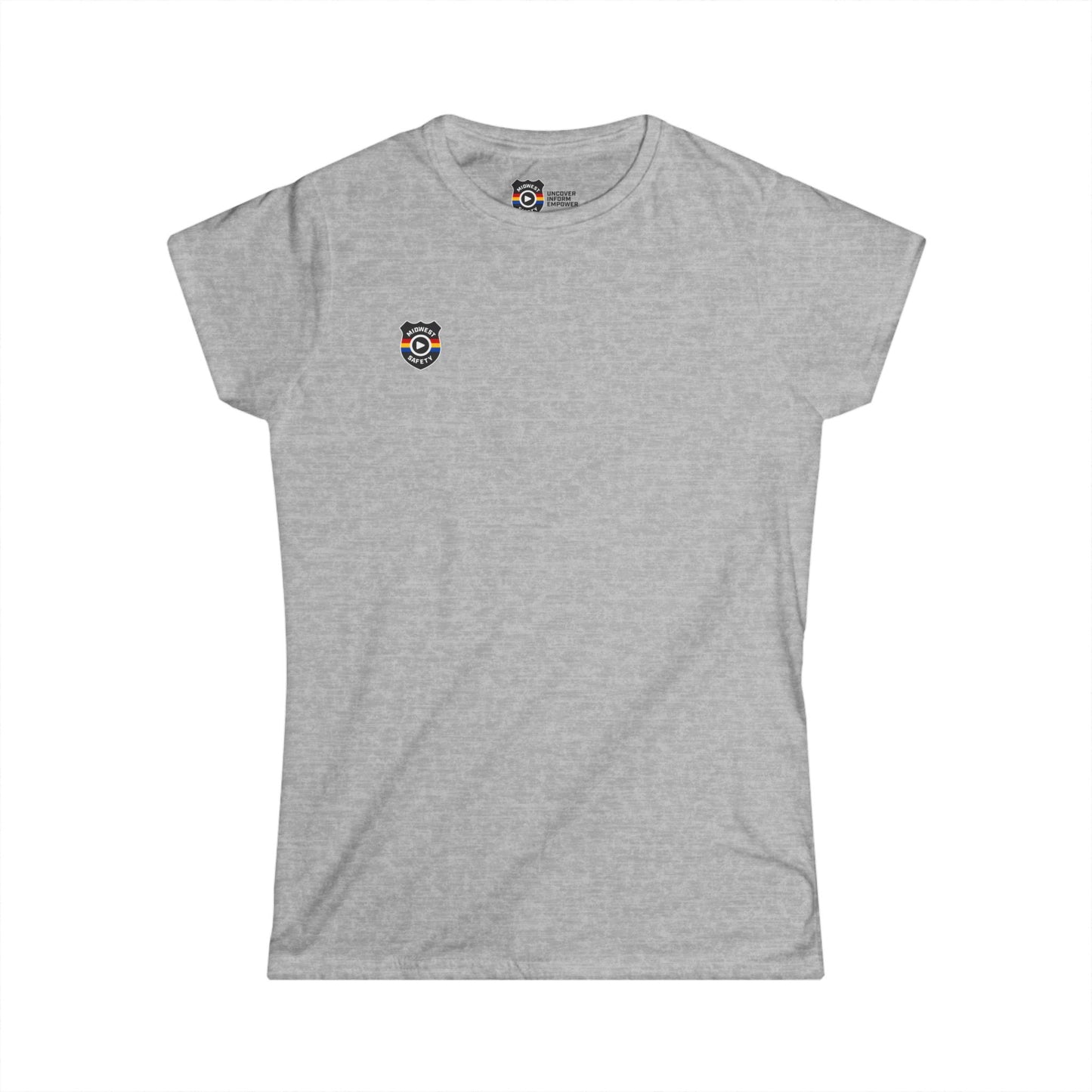 Midwest Safety Women's Softstyle Tee - Comfortable Casual Wear - Alternate Logo