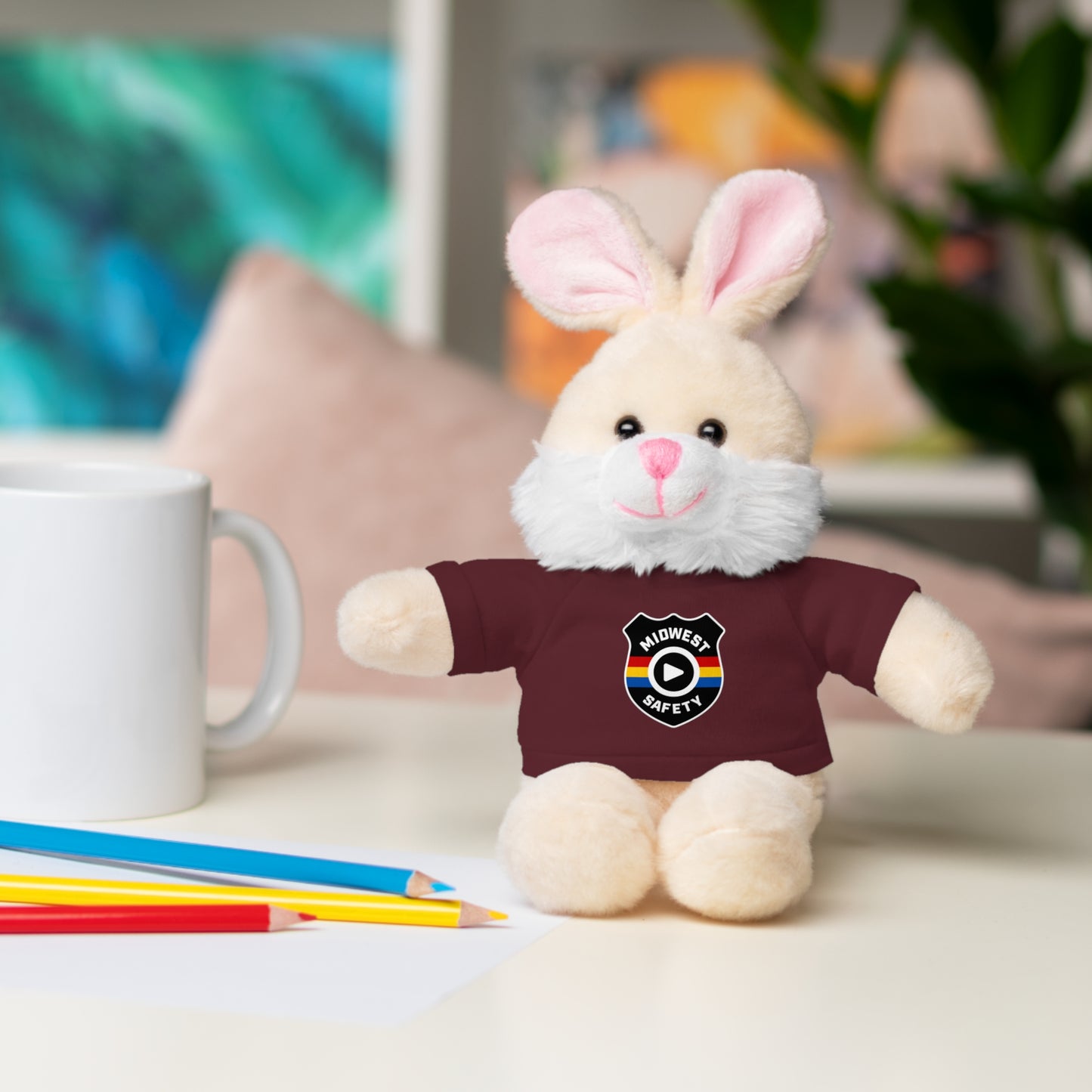 Safety-Themed Stuffed Animal Plush Toy