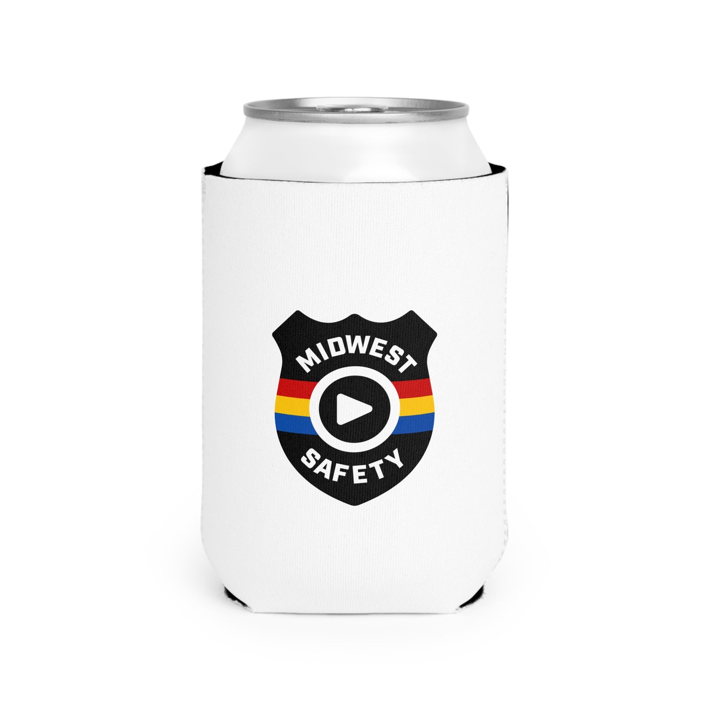 Midwest Safety Can Cooler Sleeve - Perfect for Outdoor Events & Celebrations