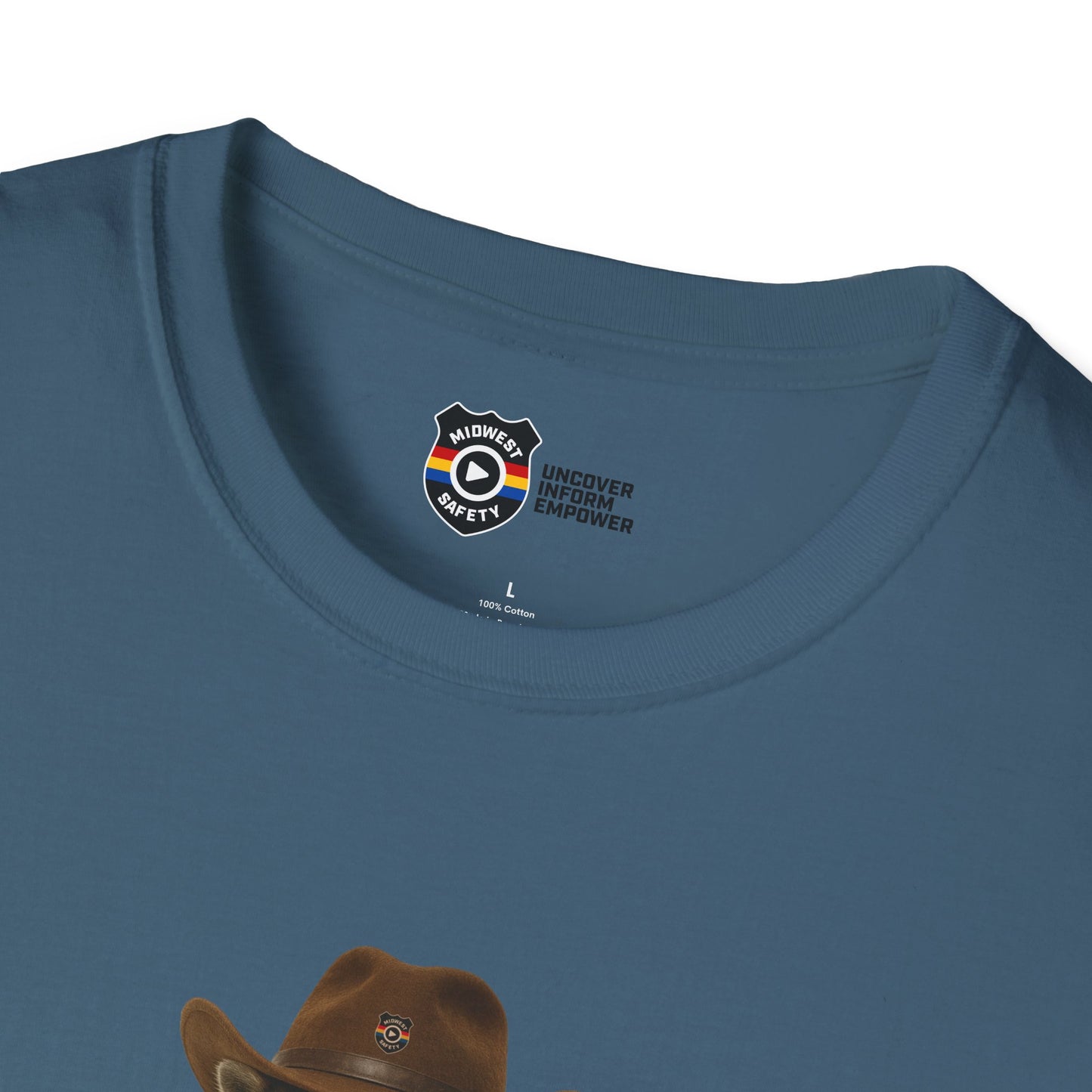 Got Too Wild Raccoon Cowboy Unisex Softstyle T-Shirt