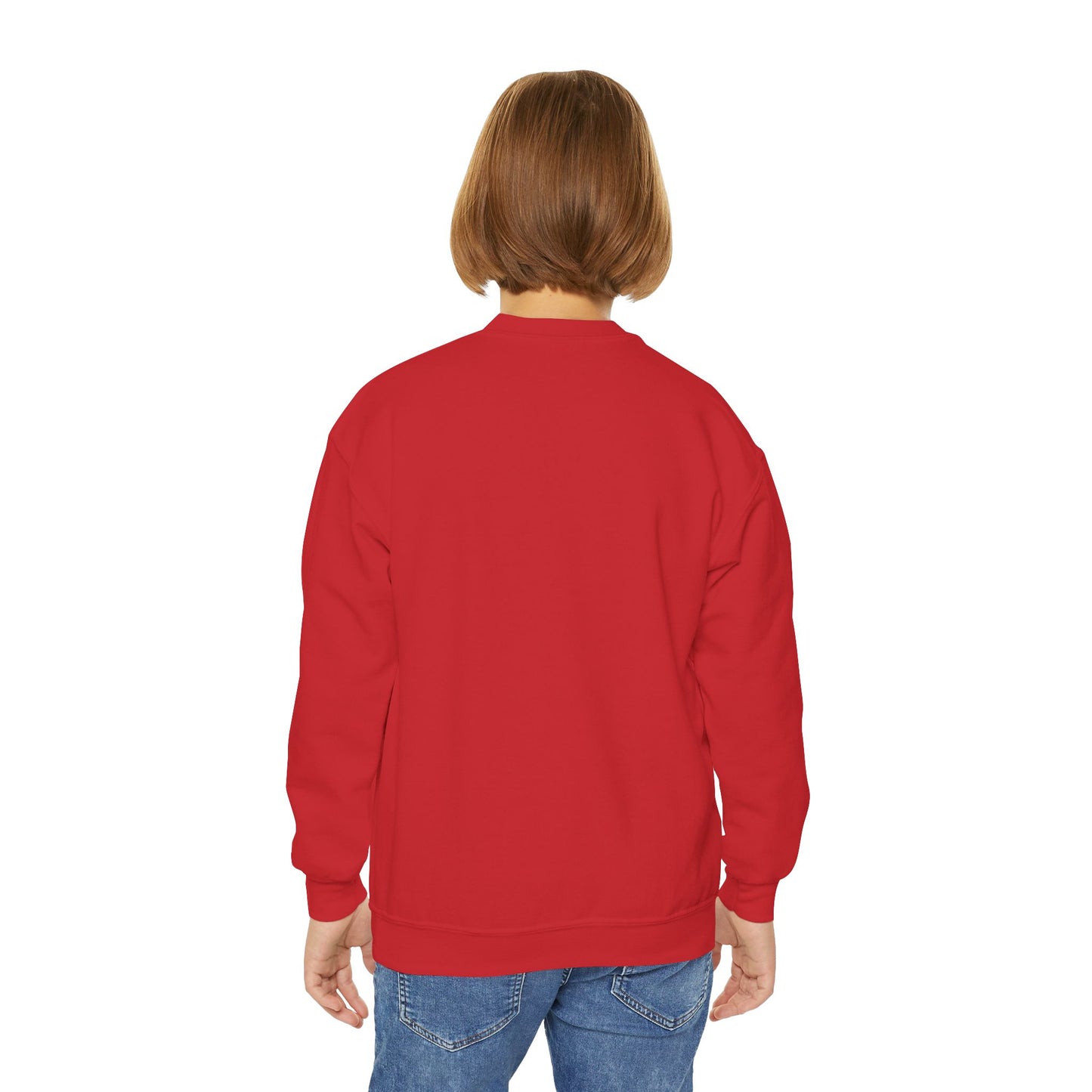 Youth Crewneck Sweatshirt - Cute Logo Design, Cozy Kids Apparel for Everyday Wear, Gifts for Birthdays, Holidays