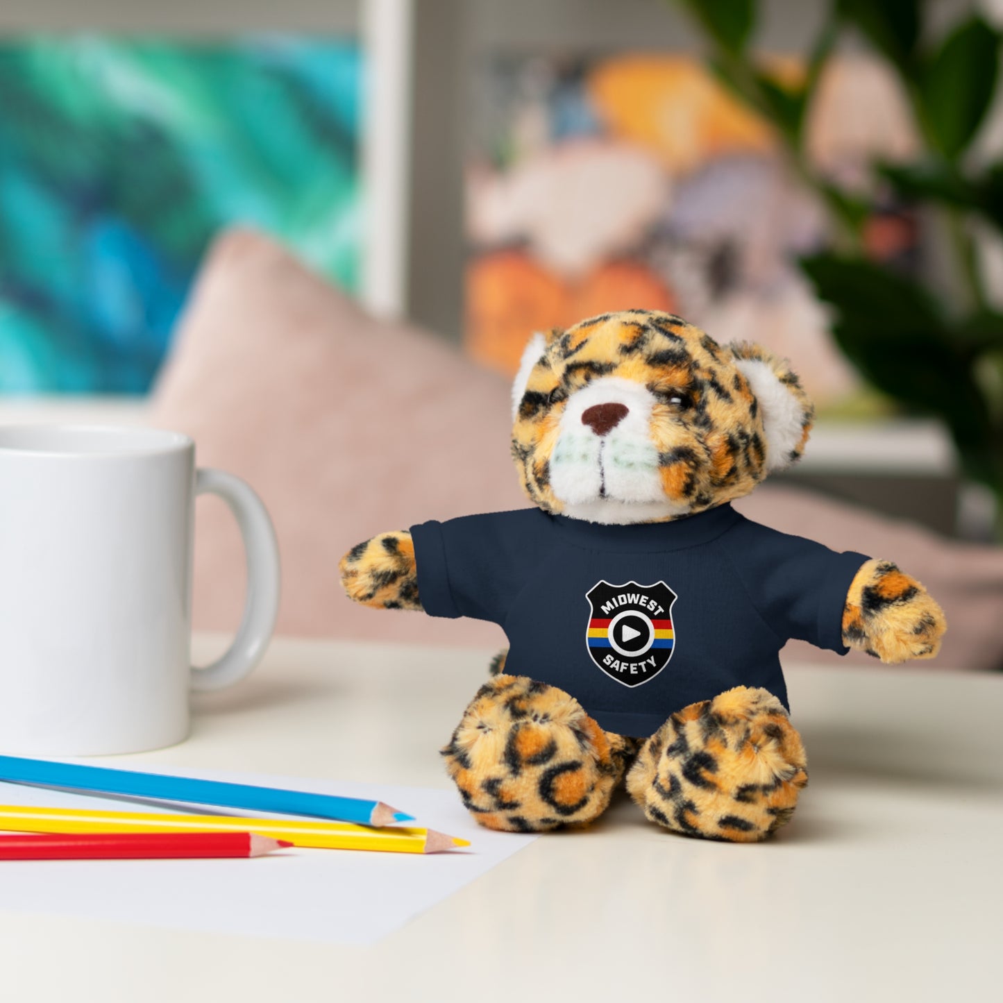 Safety-Themed Stuffed Animal Plush Toy