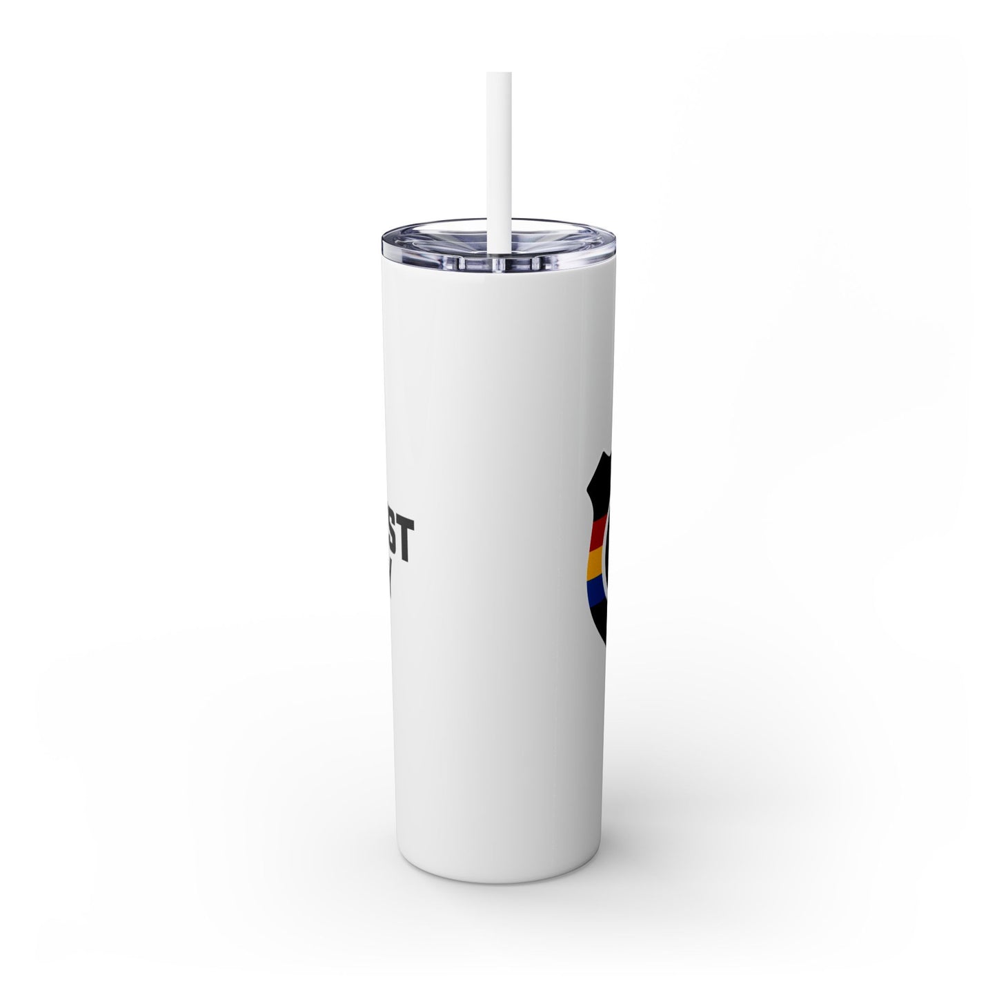 20oz Skinny Tumbler with Straw - MIDWEST SAFETY Design