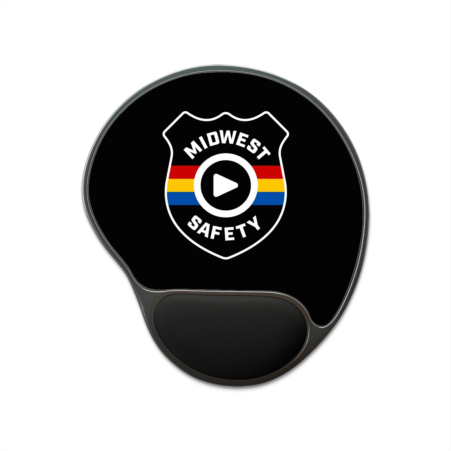 Copy of Ergonomic Mouse Pad with Wrist Rest - Midwest Safety Logo Design
