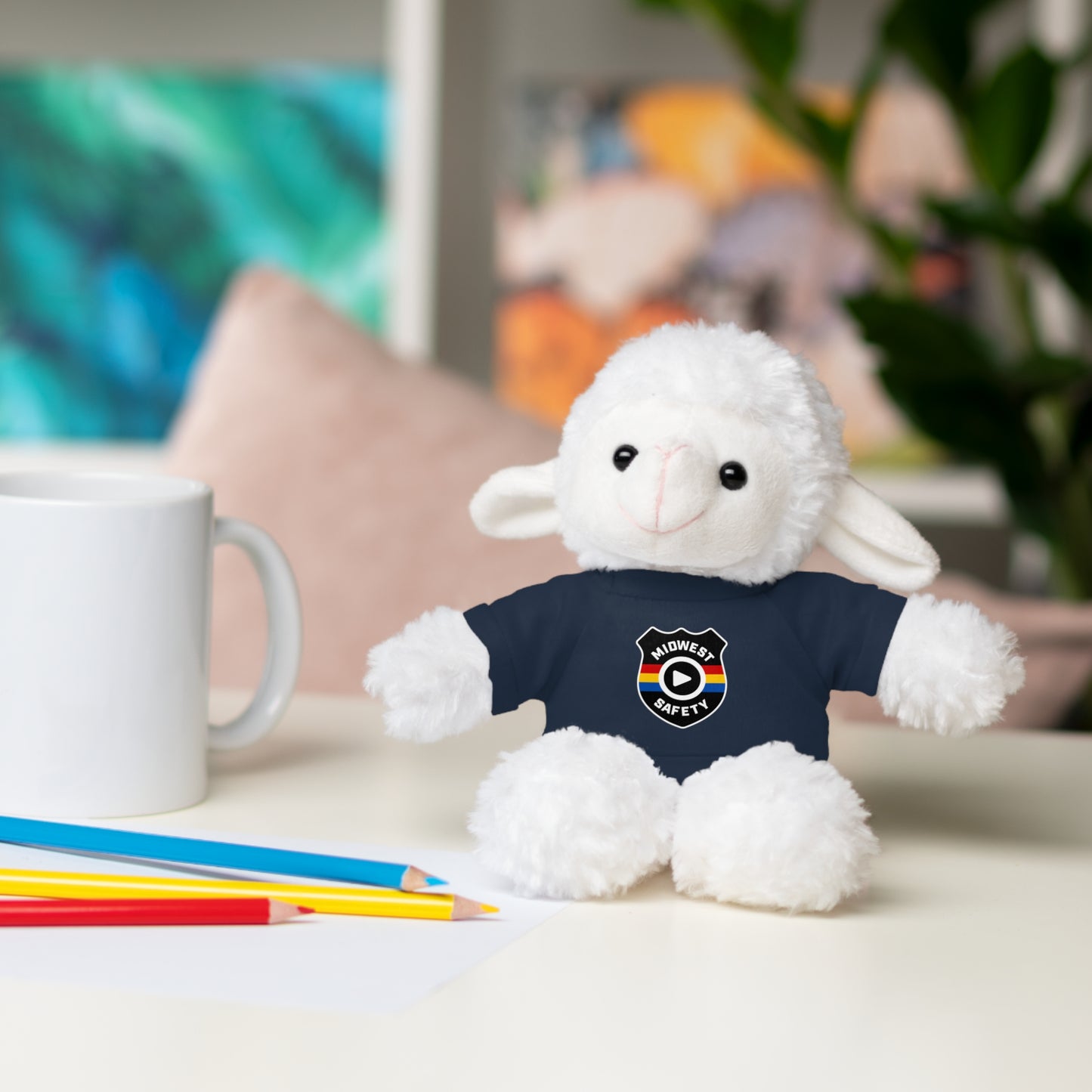 Safety-Themed Stuffed Animal Plush Toy