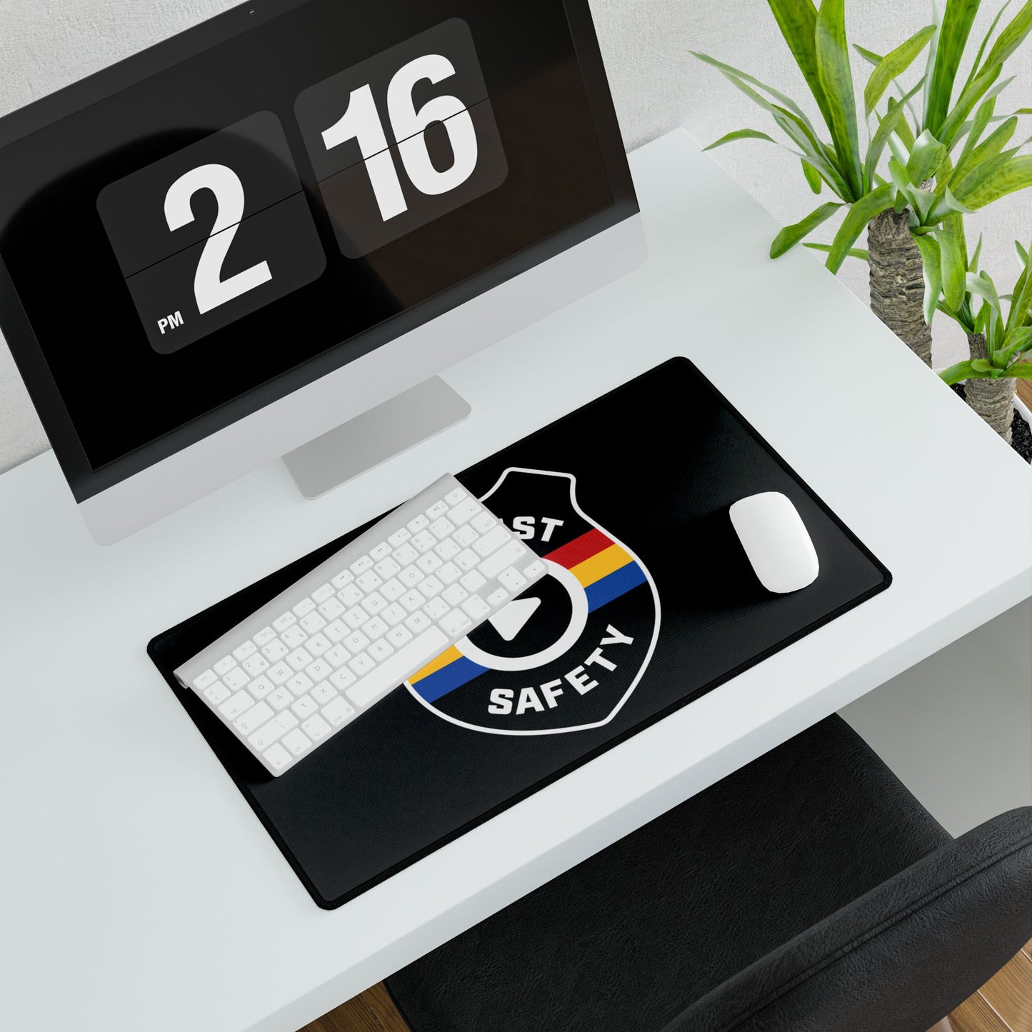 Midwest Safety Desk Mat - Durable Desk Protector with Shield Design