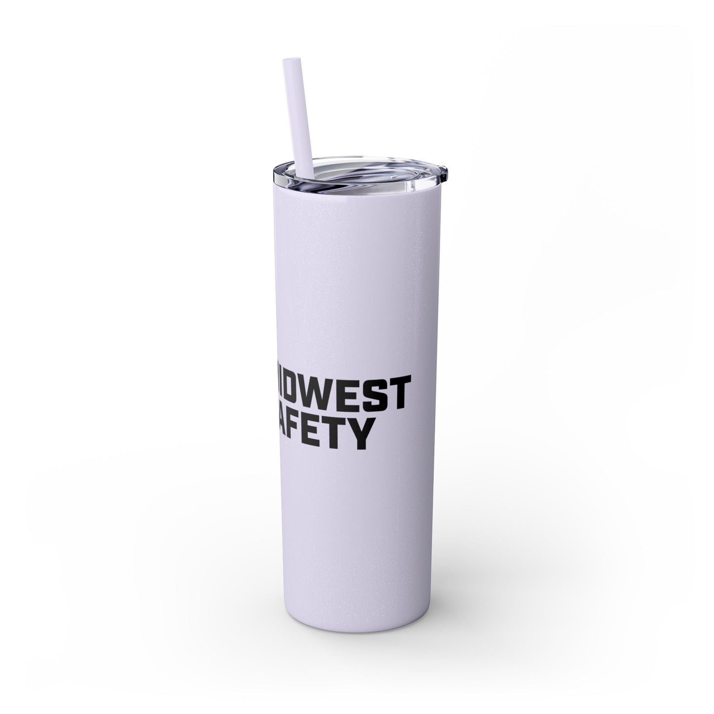 20oz Skinny Tumbler with Straw - MIDWEST SAFETY Design