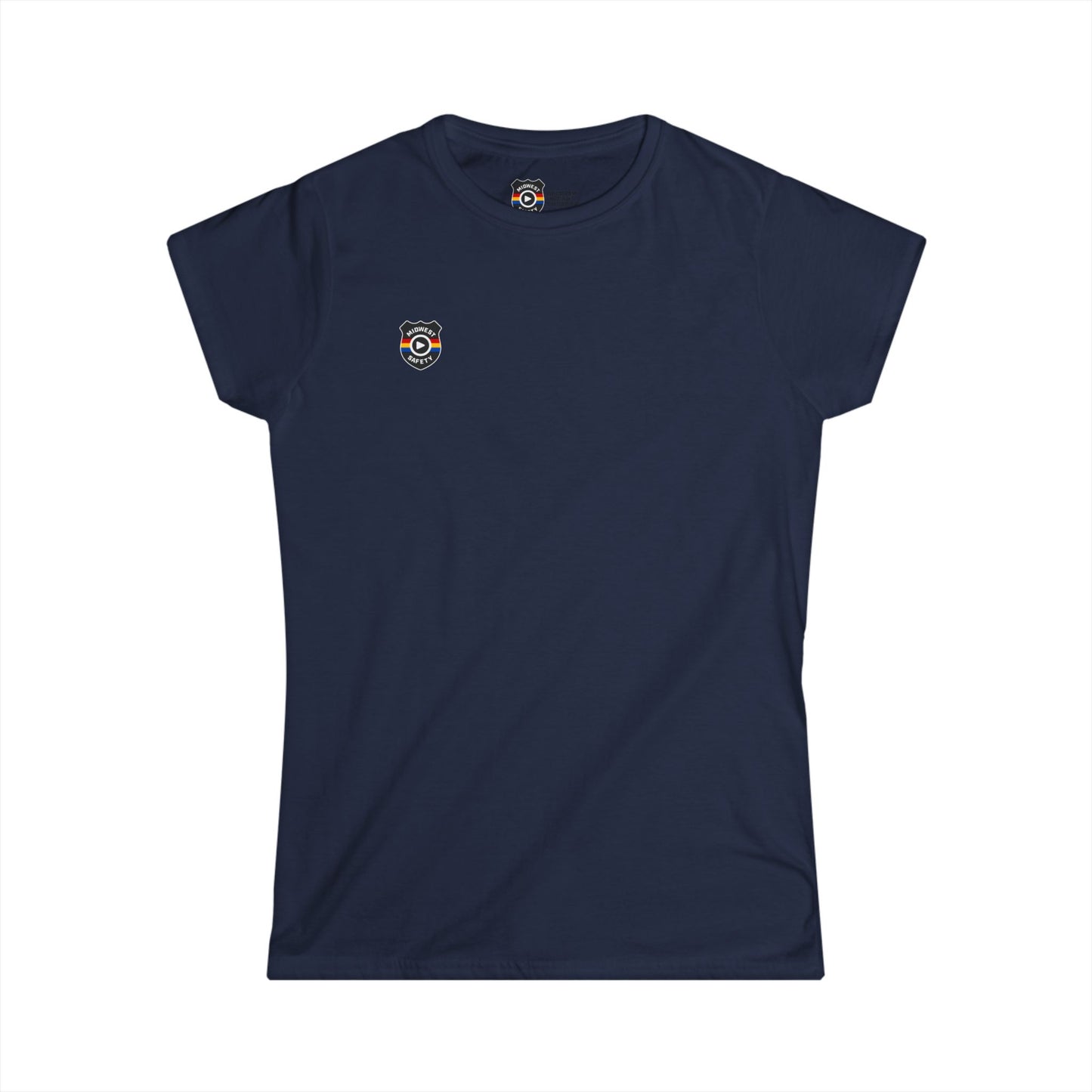 Midwest Safety Women's Softstyle Tee - Comfortable Casual Wear - Alternate Logo