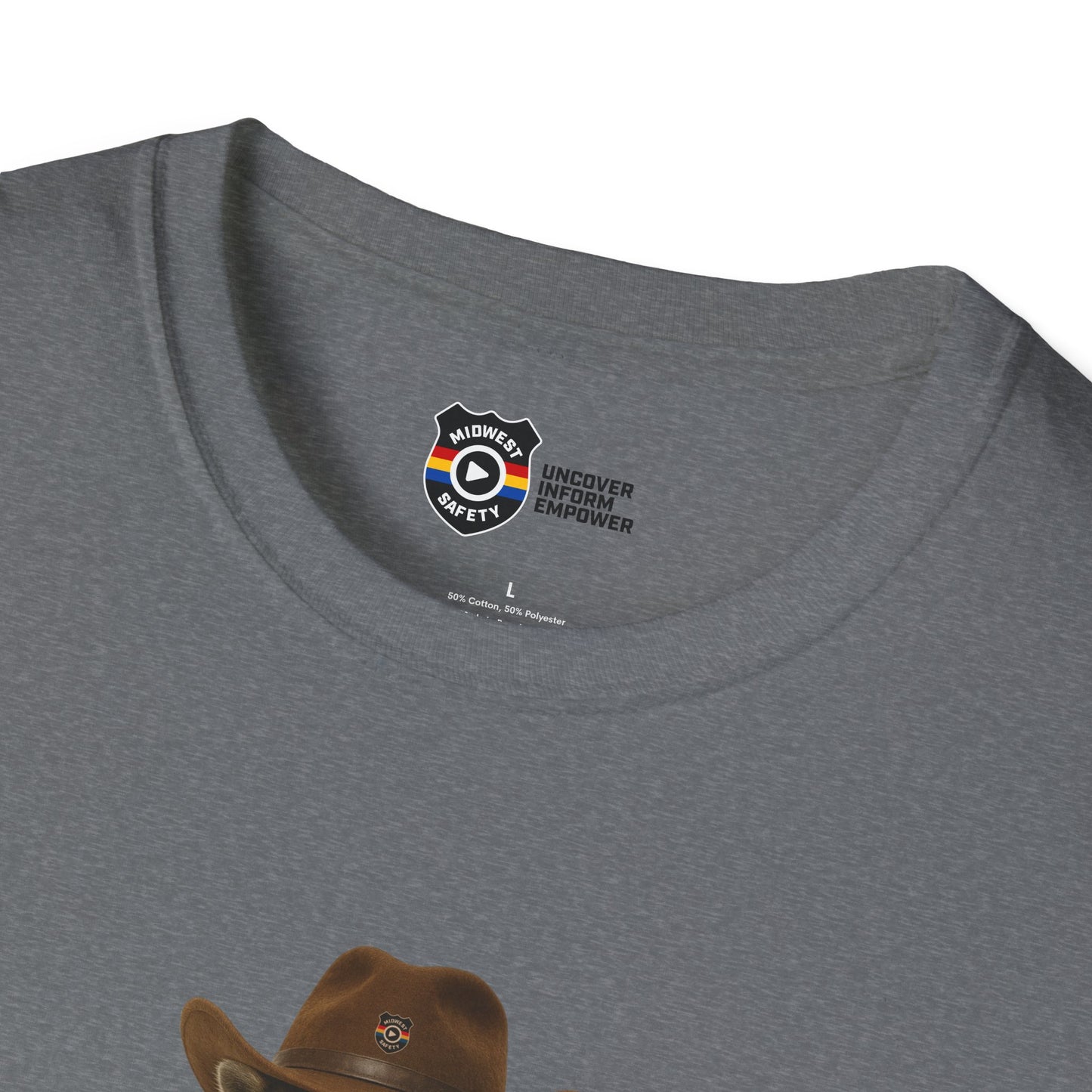 Got Too Wild Raccoon Cowboy Unisex Softstyle T-Shirt